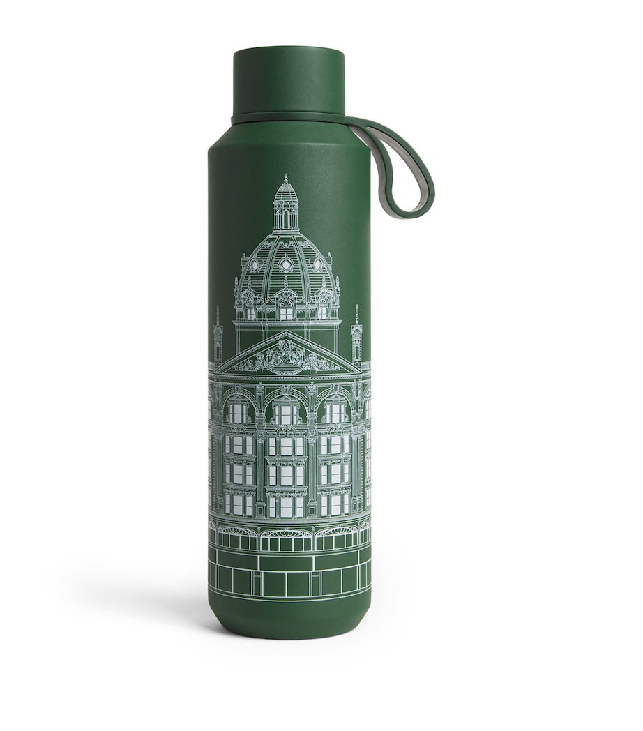 Knightsbridge Water Bottle HARRODS GREEN Image 1