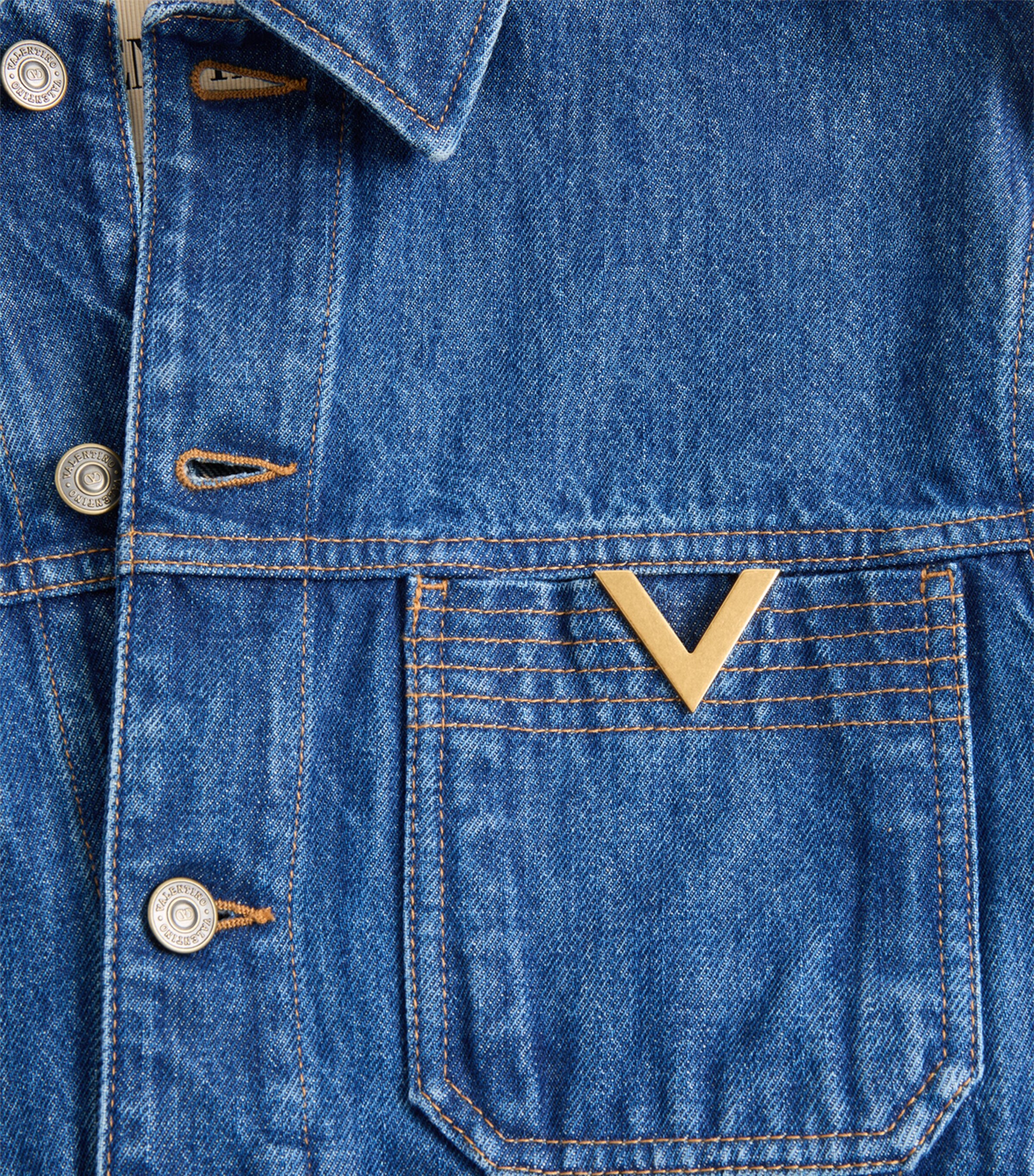 Logo Denim Jacket 558 Image 8