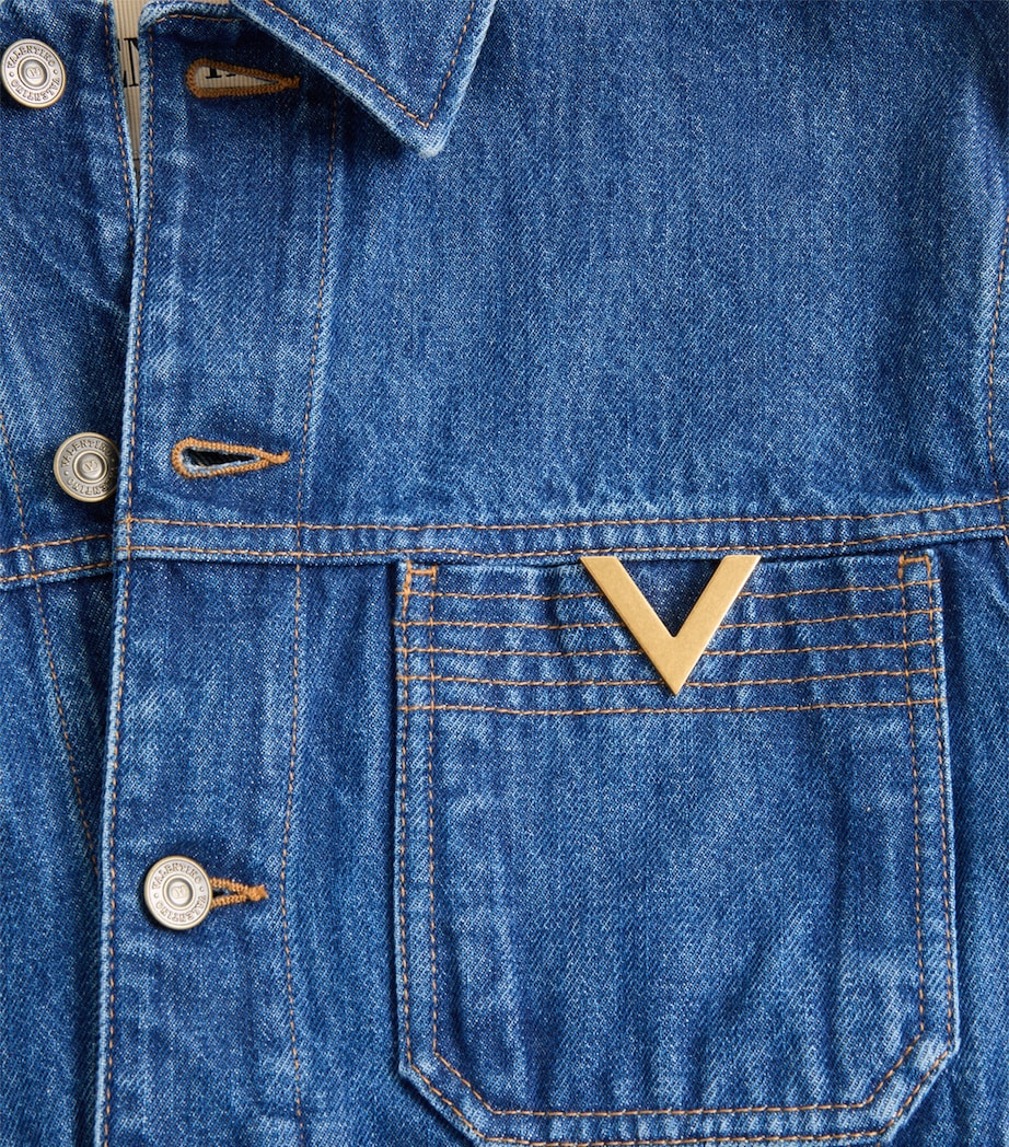 Logo Denim Jacket 558 Image 8