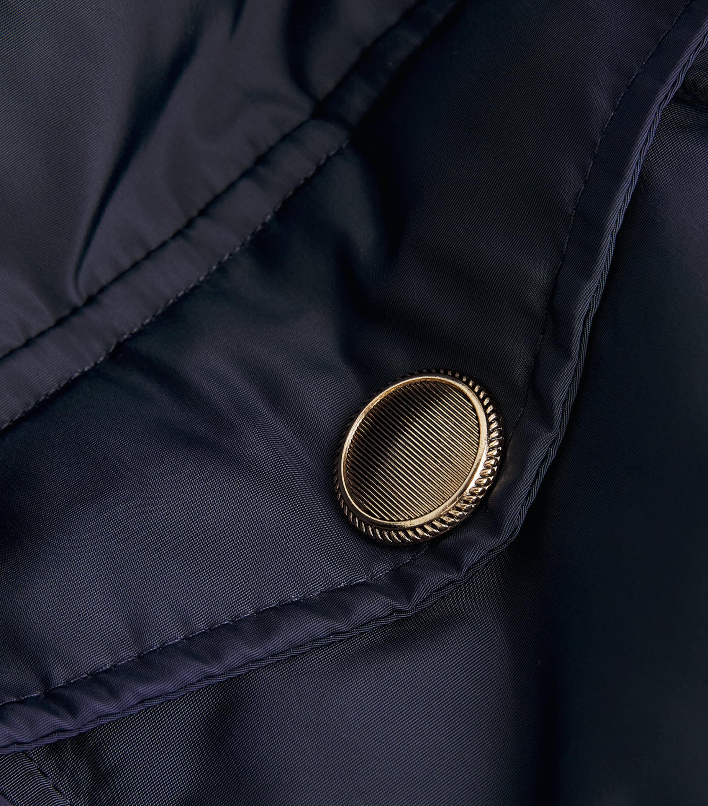 Quilted Padded Jacket NAVY BLUE Image 5