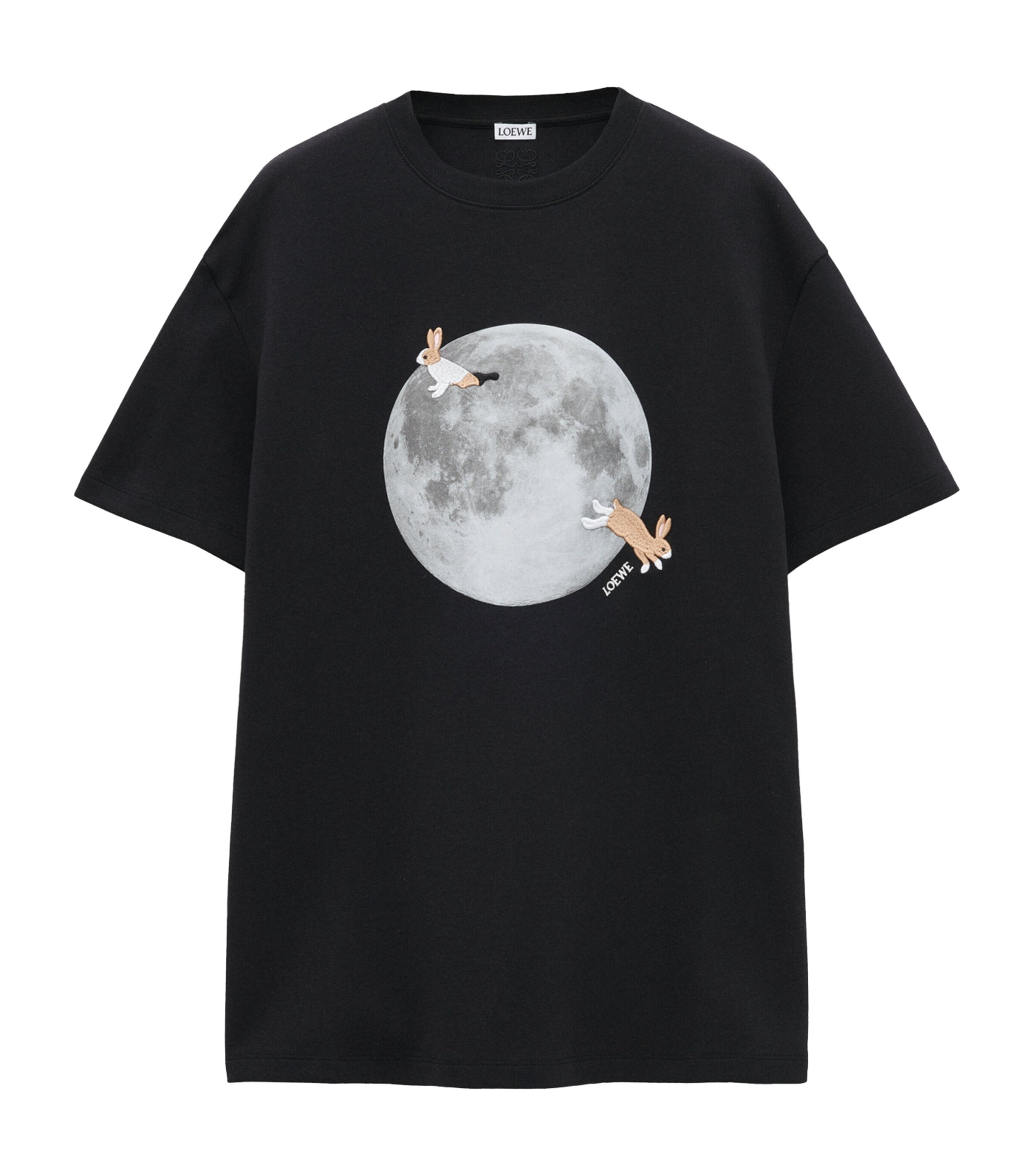 【LOEWE/Suna Fujitaコラボ】ラビットムーン Tシャツ/関税送料込 LOEWE/Suna Fujitaコラボ】ラビットムーン Tシャツ 半袖 (LOEWE