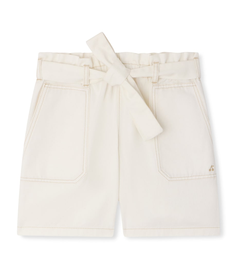 Lorrie Denim Shorts (10-14 Years) BLANC LAIT Image 1