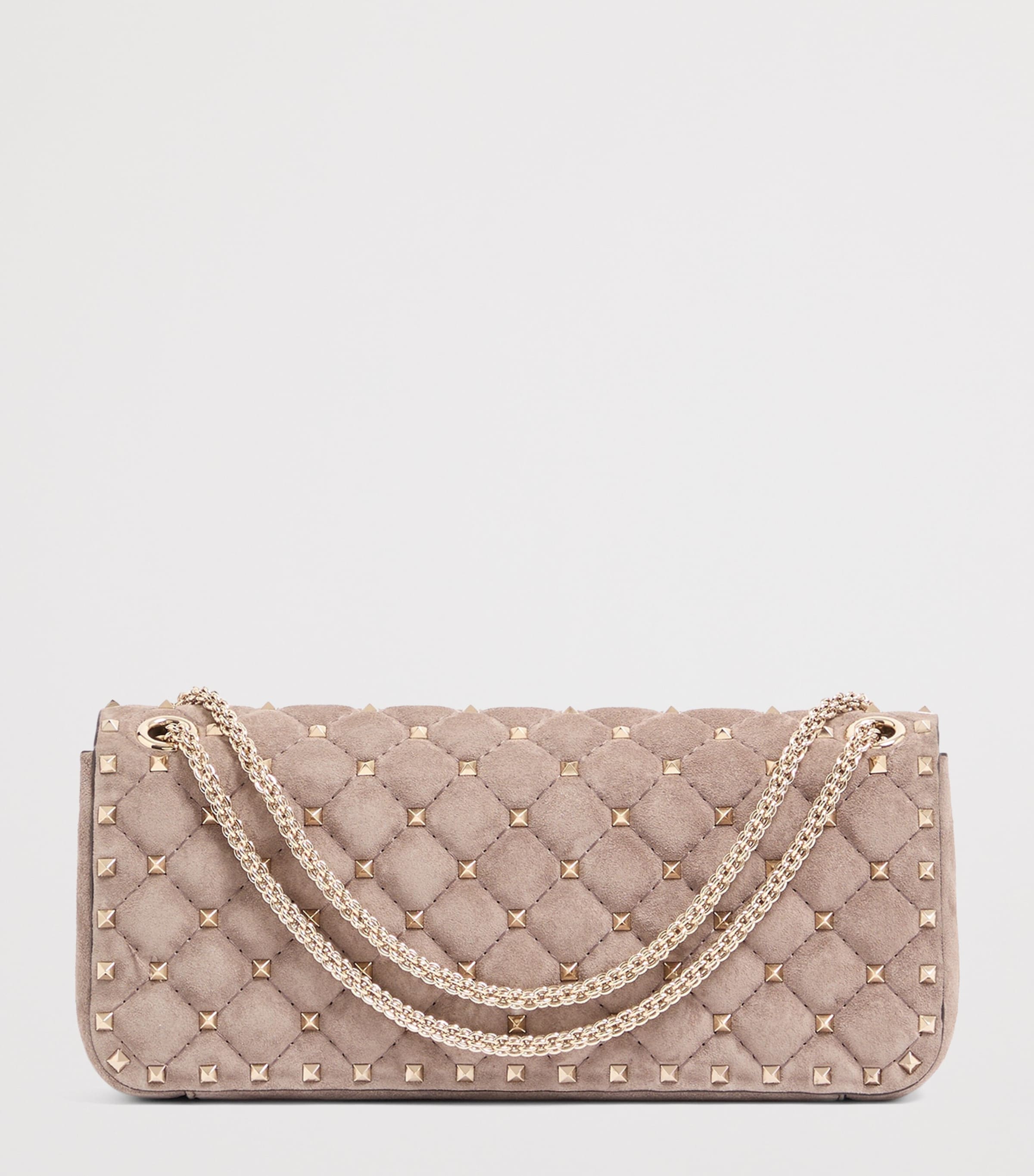 Valentino Garavani Medium Brushed Leather Rockstud Spike Shoulder Bag Image 4