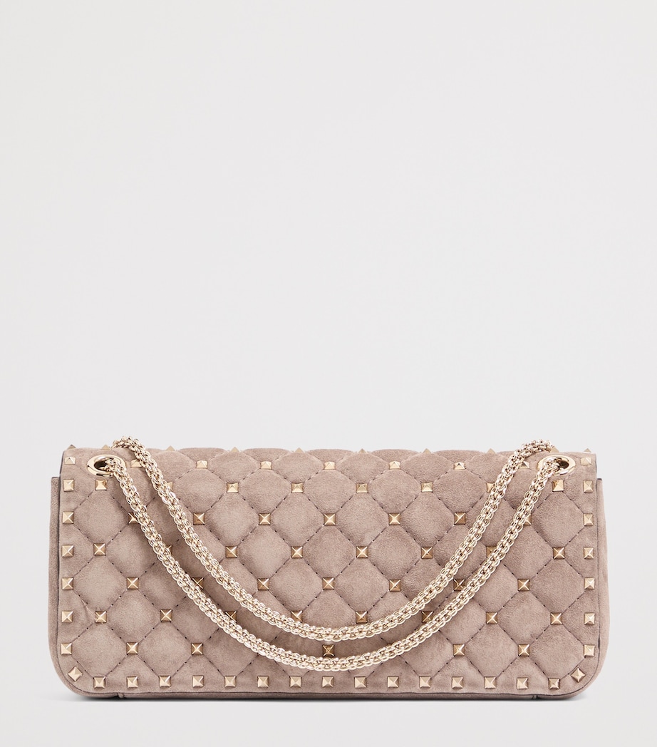 Valentino Garavani Medium Brushed Leather Rockstud Spike Shoulder Bag Image 4
