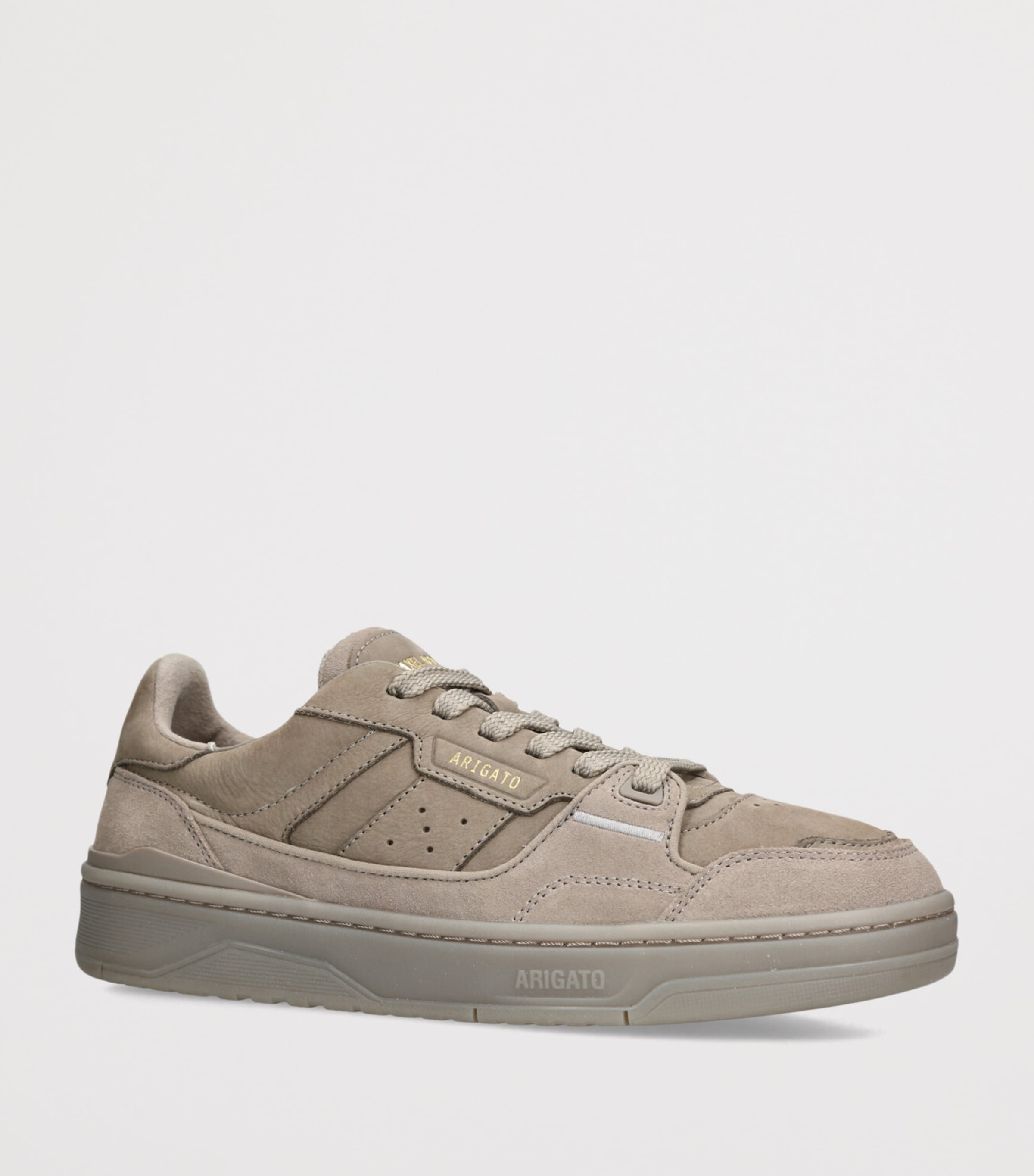 Axel Arigato Suede Clay Low-Top Sneakers Taupe Image 3