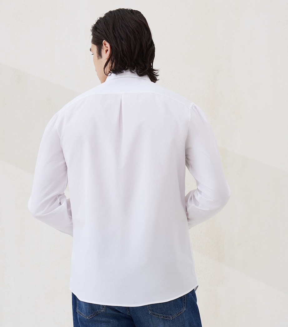 Cotton Twill Button-Down Shirt C159 Image 3