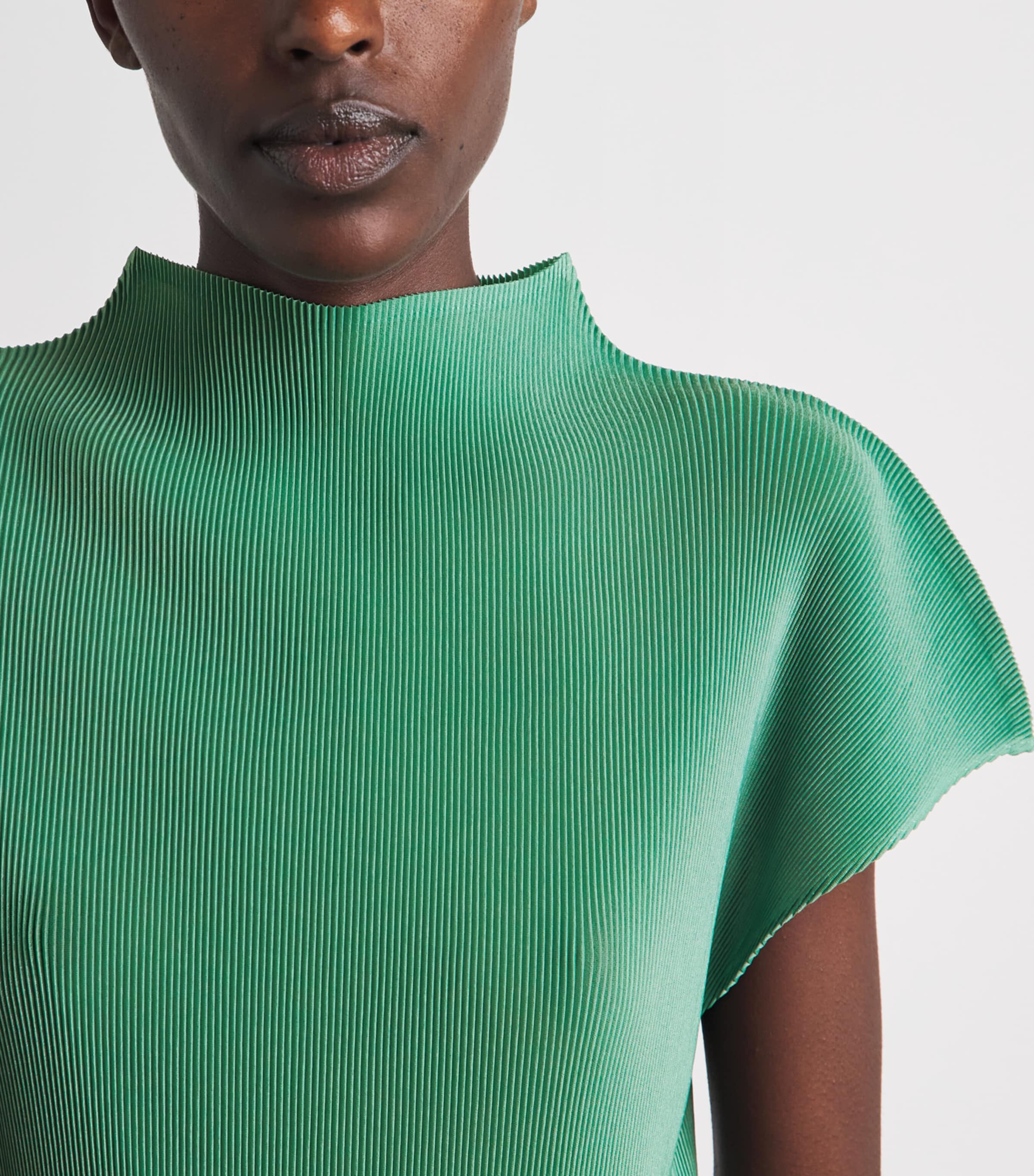 Pleats Please Issey Miyake Green Mist August Top | Harrods US