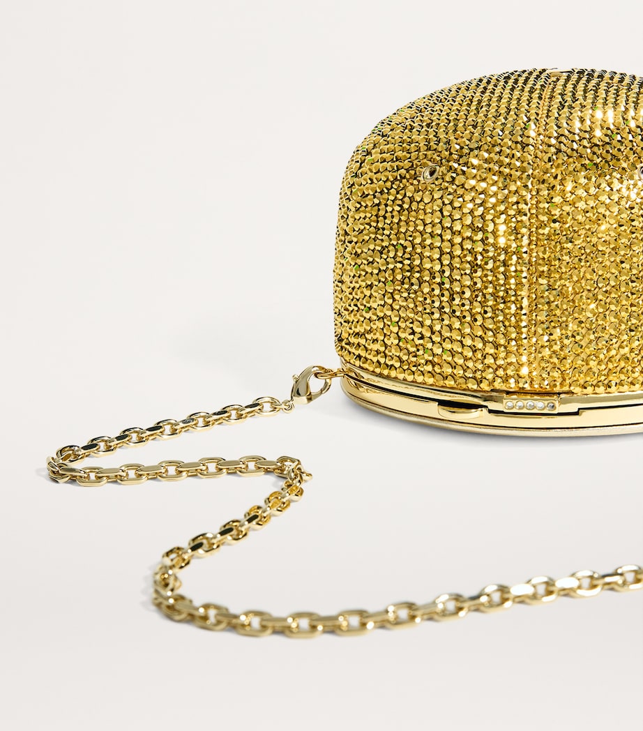 x Harrods EXCLUSIVE Cap Clutch Bag CHAMPAGNE AURUM MULT Image 6