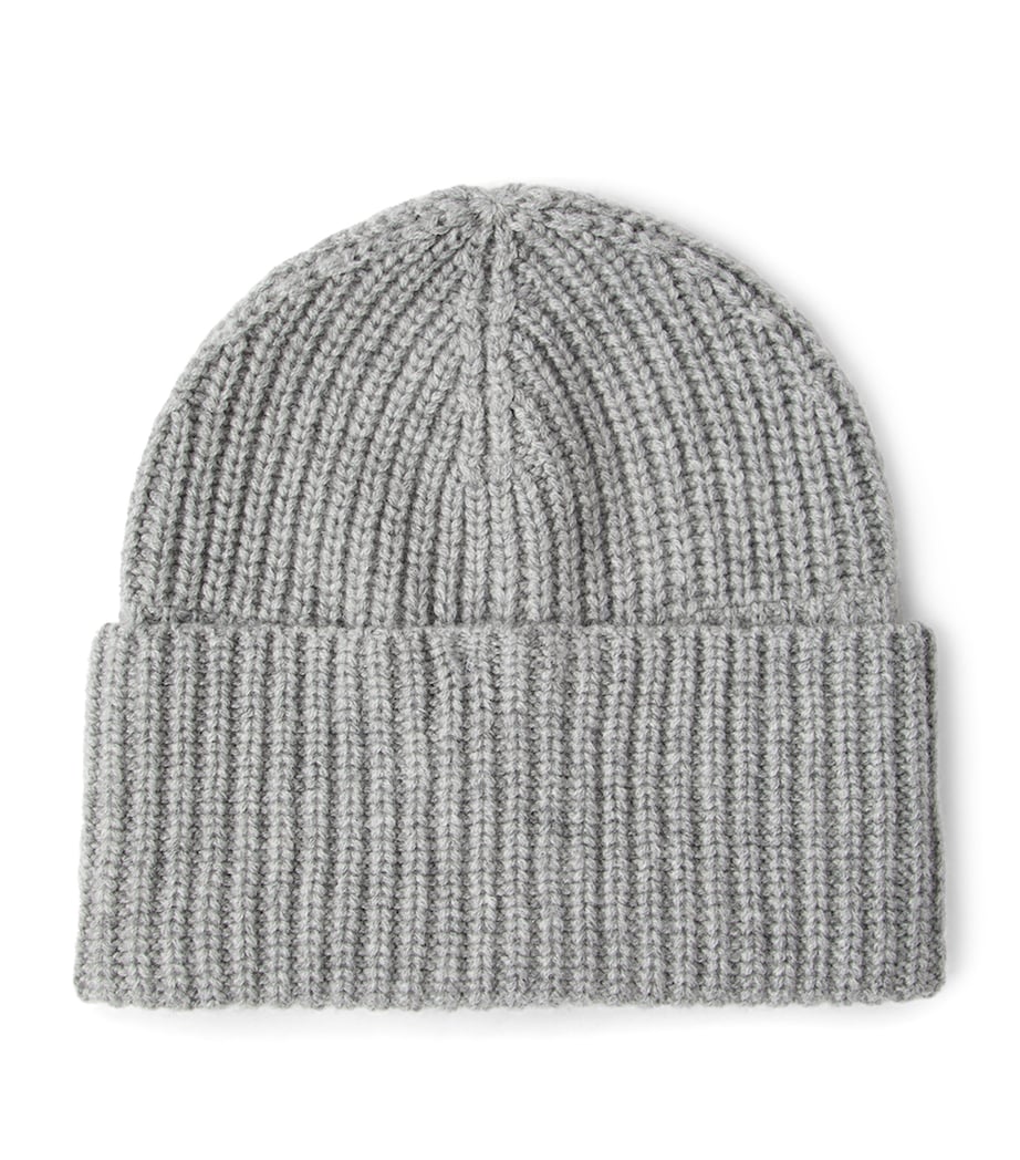 Cashmere Rib-Knit Beanie C073 Image 1