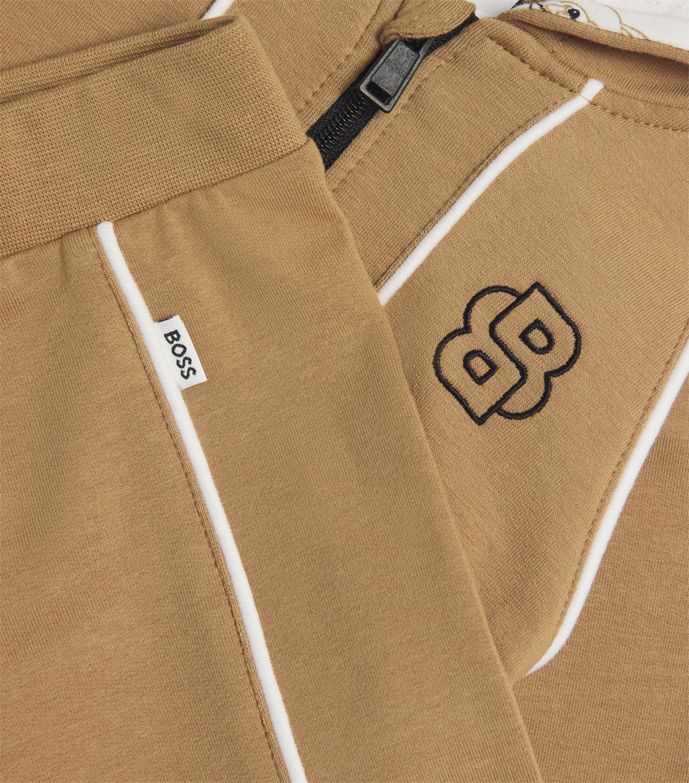 BOSS Kidswear Hoodie and Sweatpants Set (1-18 Months) Cookie Image 4