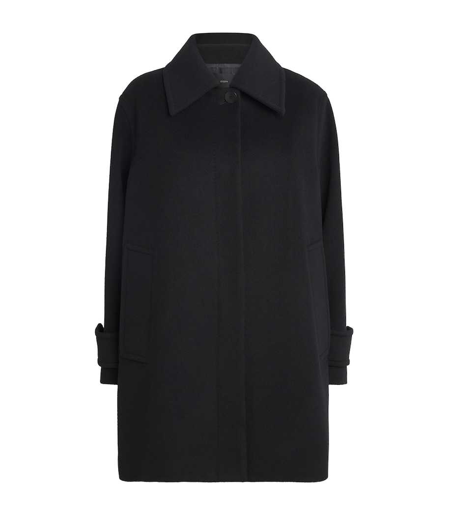 Wool-Cashmere Loti Coat BLACK Image 1