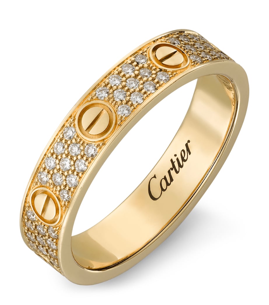 Cartier Yellow Gold and Diamond LOVE Ring Yellow Gold Image 3