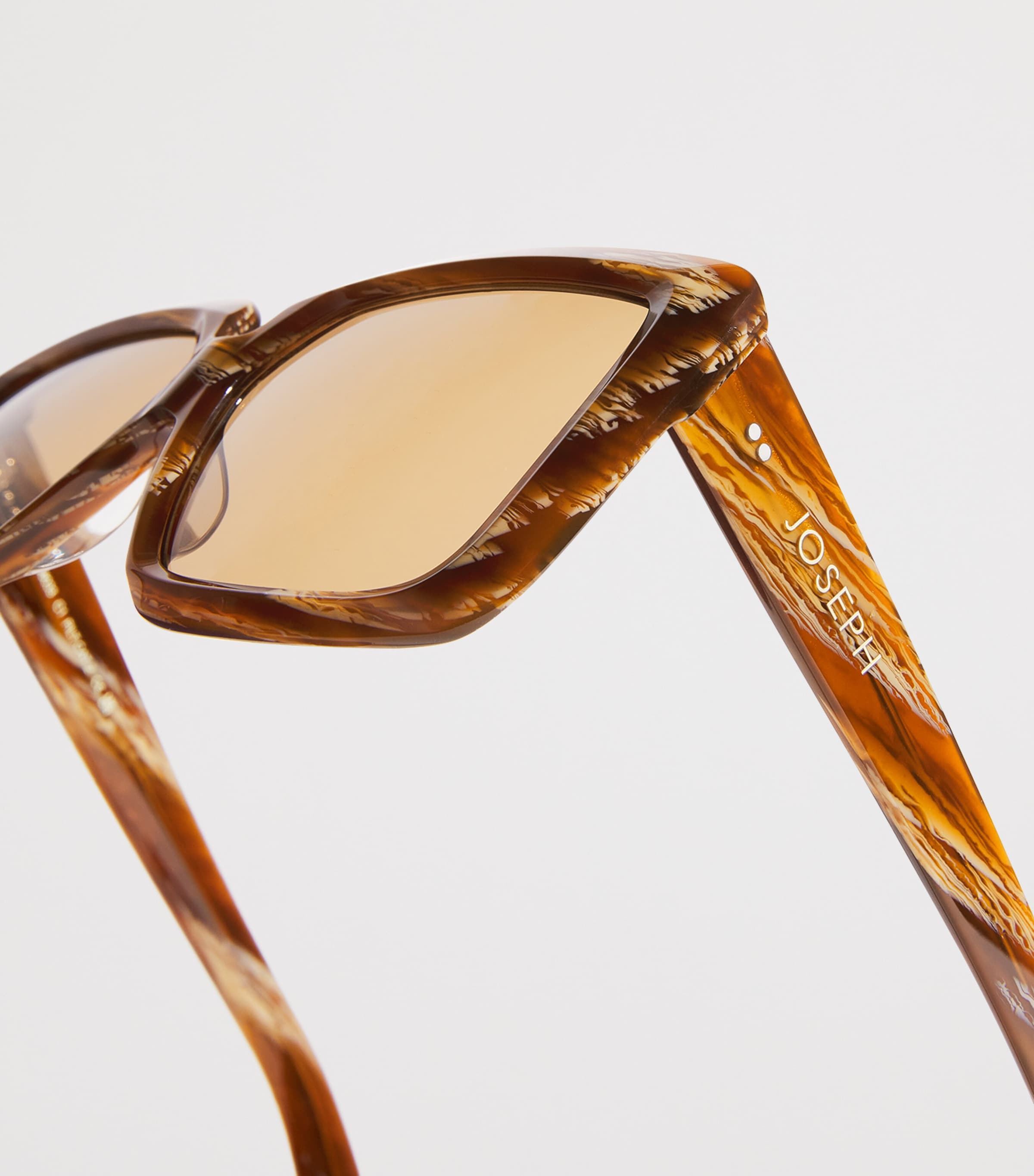 Tortoiseshell Square Sunglasses DESERT SAND Image 4