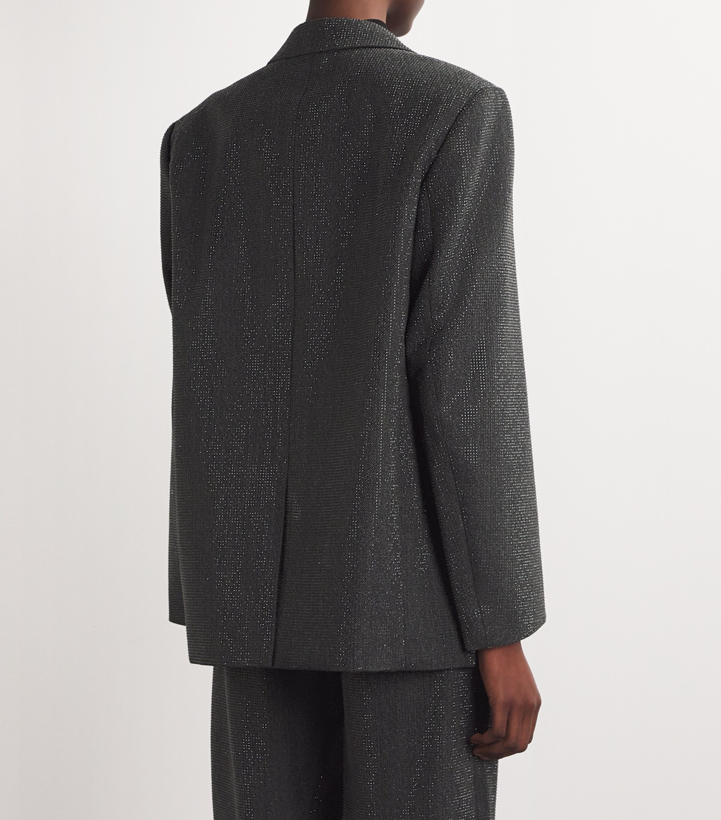 新作【alexanderwang】Crystal hot fix クロップド丈ブレーザー alexanderwang アレキサンダーワング クリスタル