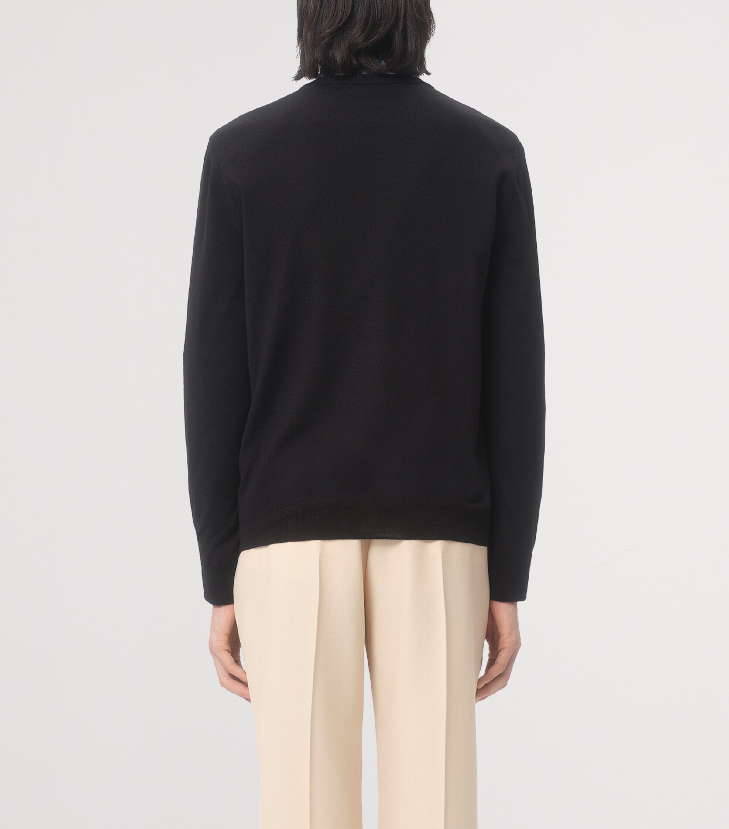 Virgin Wool Monogram Sweater 0NO Image 4