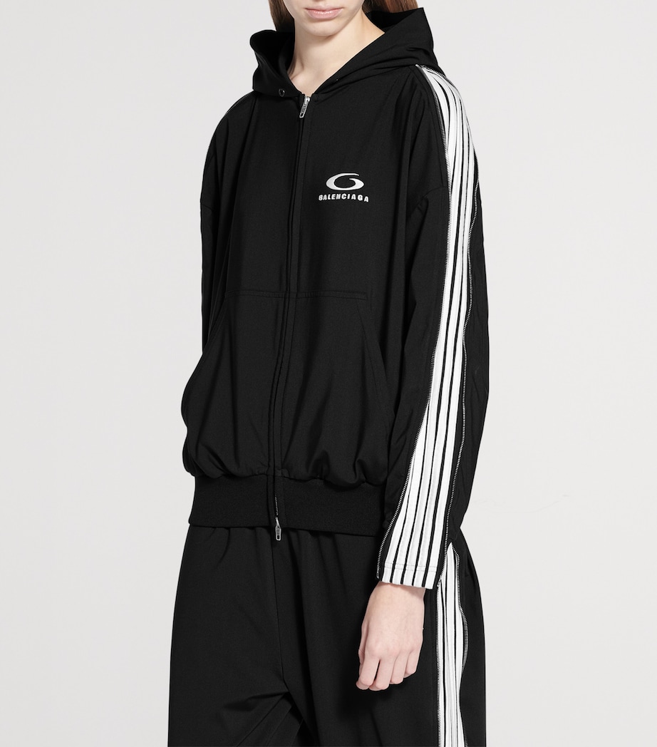 Zipped Zip-Up Hoodie 1070 Image 2