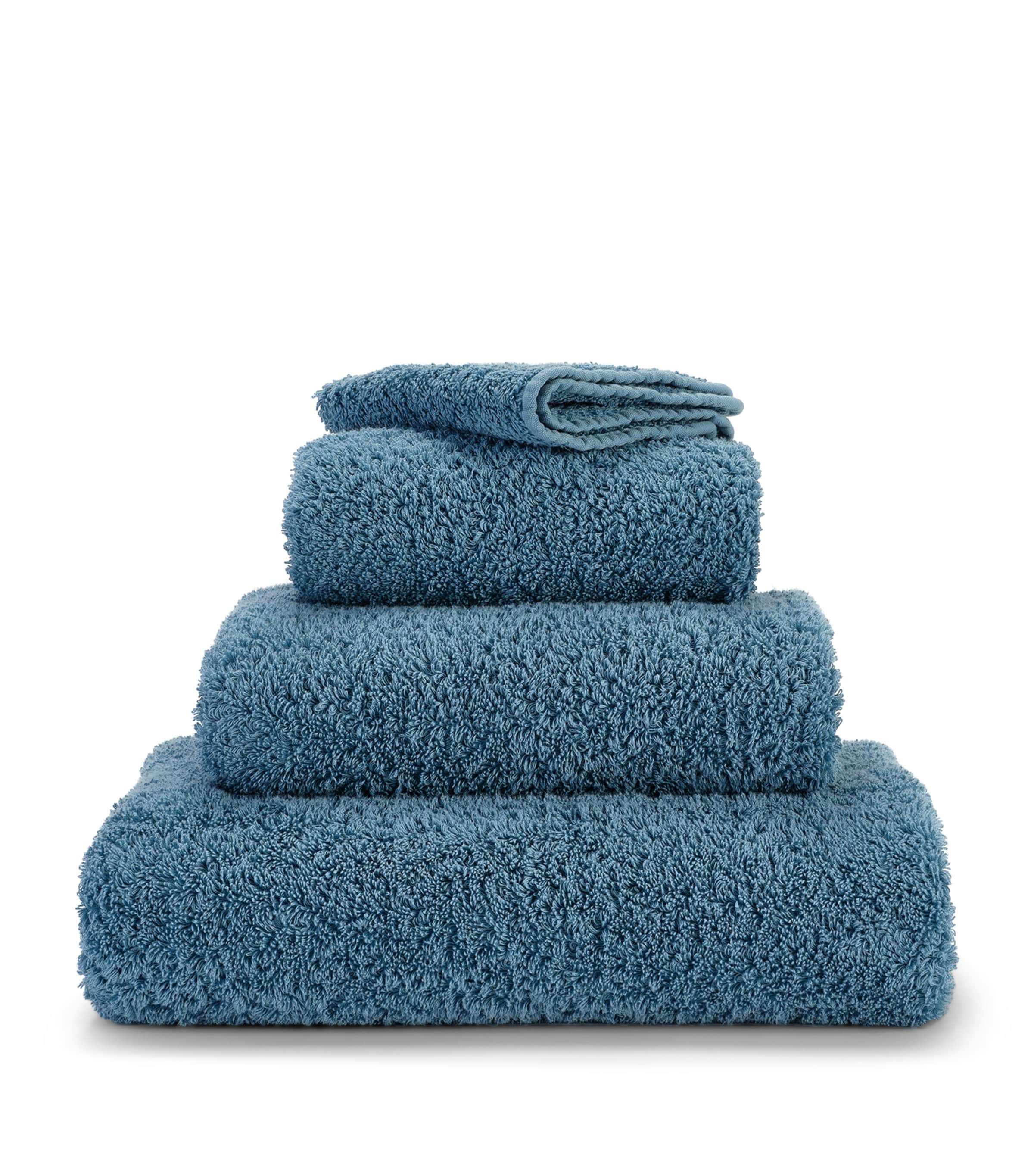 Abyss & Habidecor Egyptian Cotton Super Pile Bath Towel (70cm x 180cm) Blue Stone Image 1