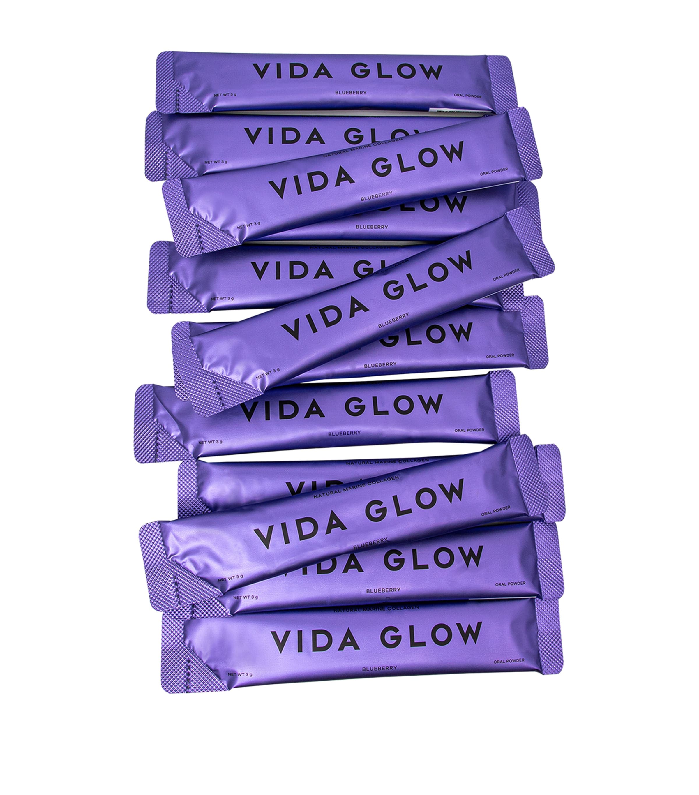 Vida glow四角1箱+Vida glow ブルベリー3箱 Vida Glow Natural Marine Collagen Blueberry (30 x 3g) | Harrods UK