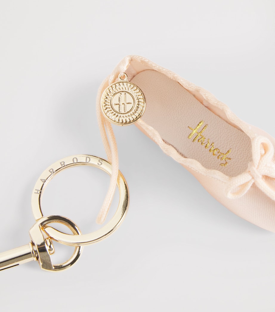 Ballet Slipper Keyring PINK Image 2