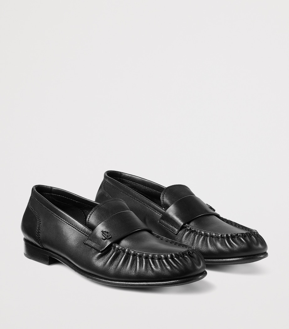 Ellis Leather Loafers BLACK Image 3
