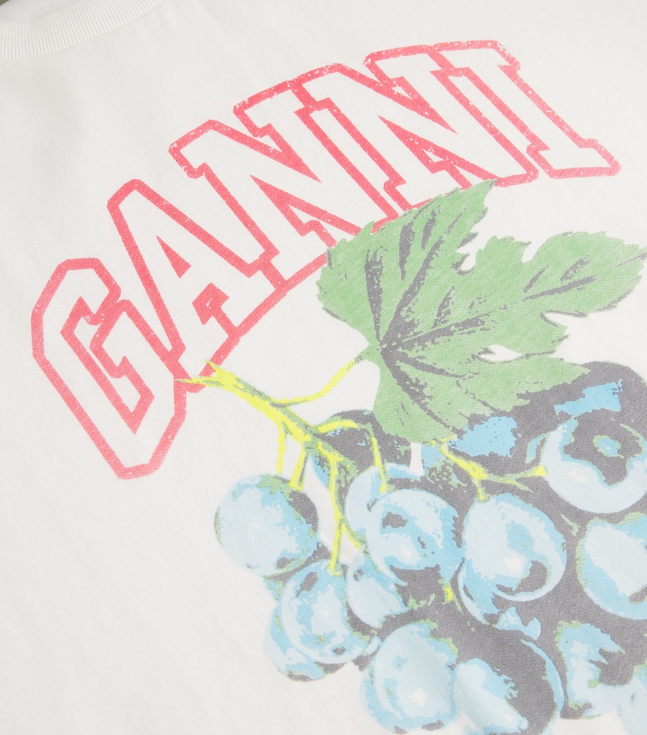 Organic Cotton Grapes T-Shirt 135 EGRET Image 5