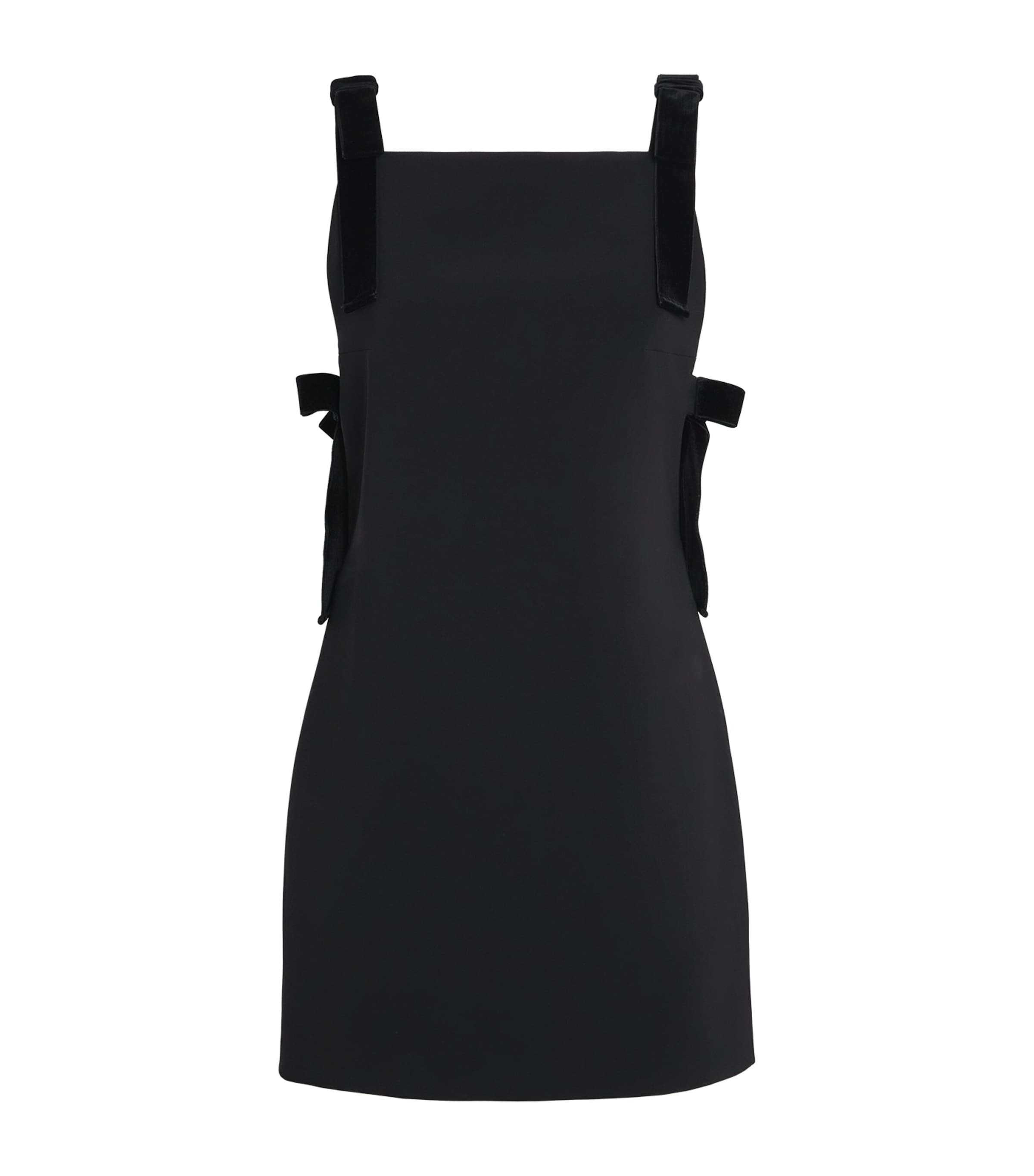 Velvet Mini Dress BLACK Image 1