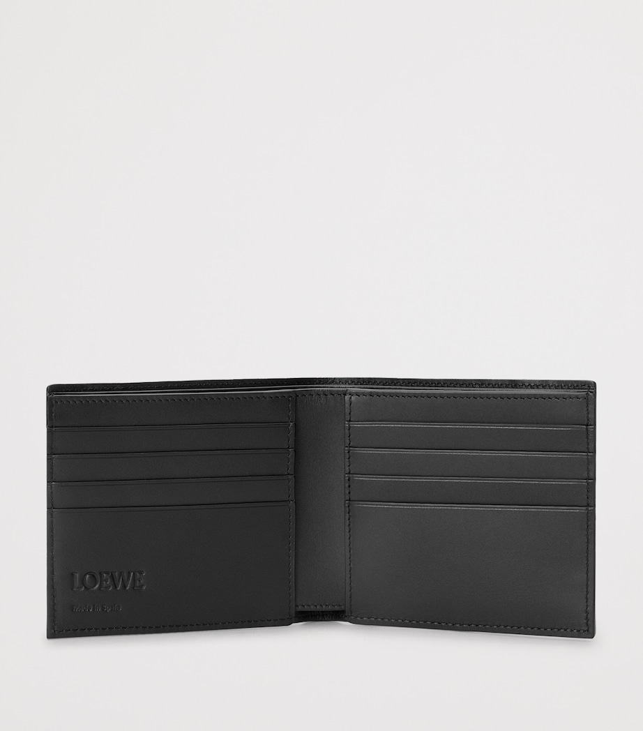 Leather Puzzle Edge Wallet INDIGO DYE/CORDA Image 3