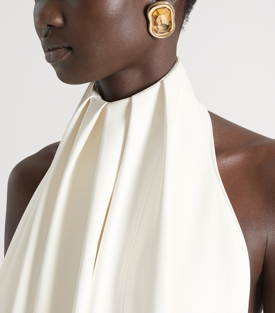 Embellished Sculptural Earrings BROWN/GOLDEN Image 2