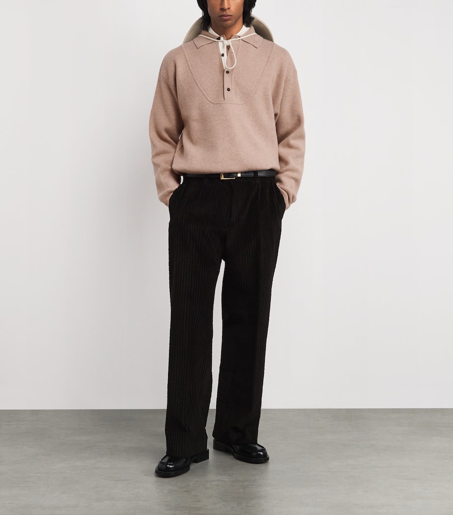 Merino Wool-Cashmere Sweater 150-BEIGE Image 2