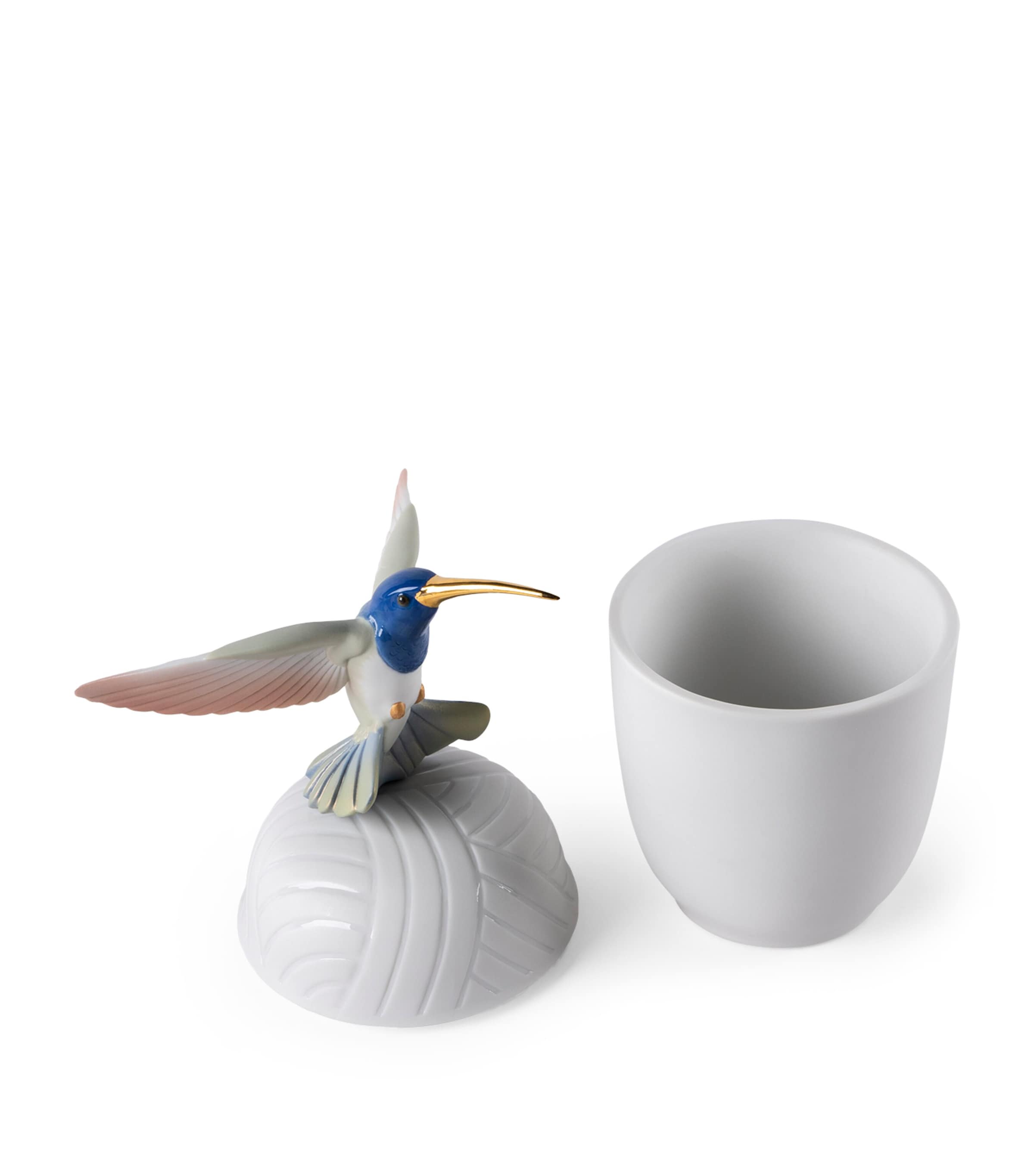 Lladró Porcelain Hummingbird Box Image 5
