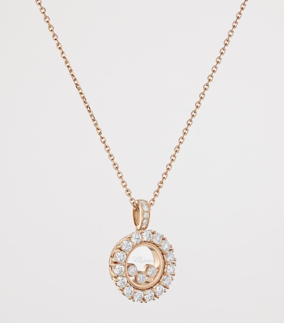 Rose Gold and Diamond Happy Diamonds Icons Joaillerie Necklace 18K ROSE GOLD Image 2