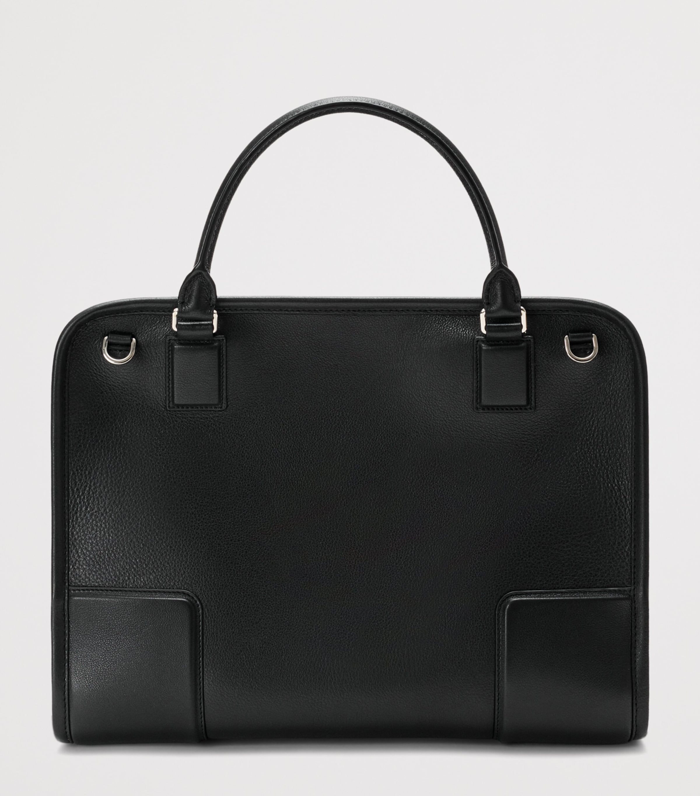 LOEWE x Cosima Von Bonin Large Leather Amazona 180 Lazy Dog Top-Handle Bag Black/yellow Image 5