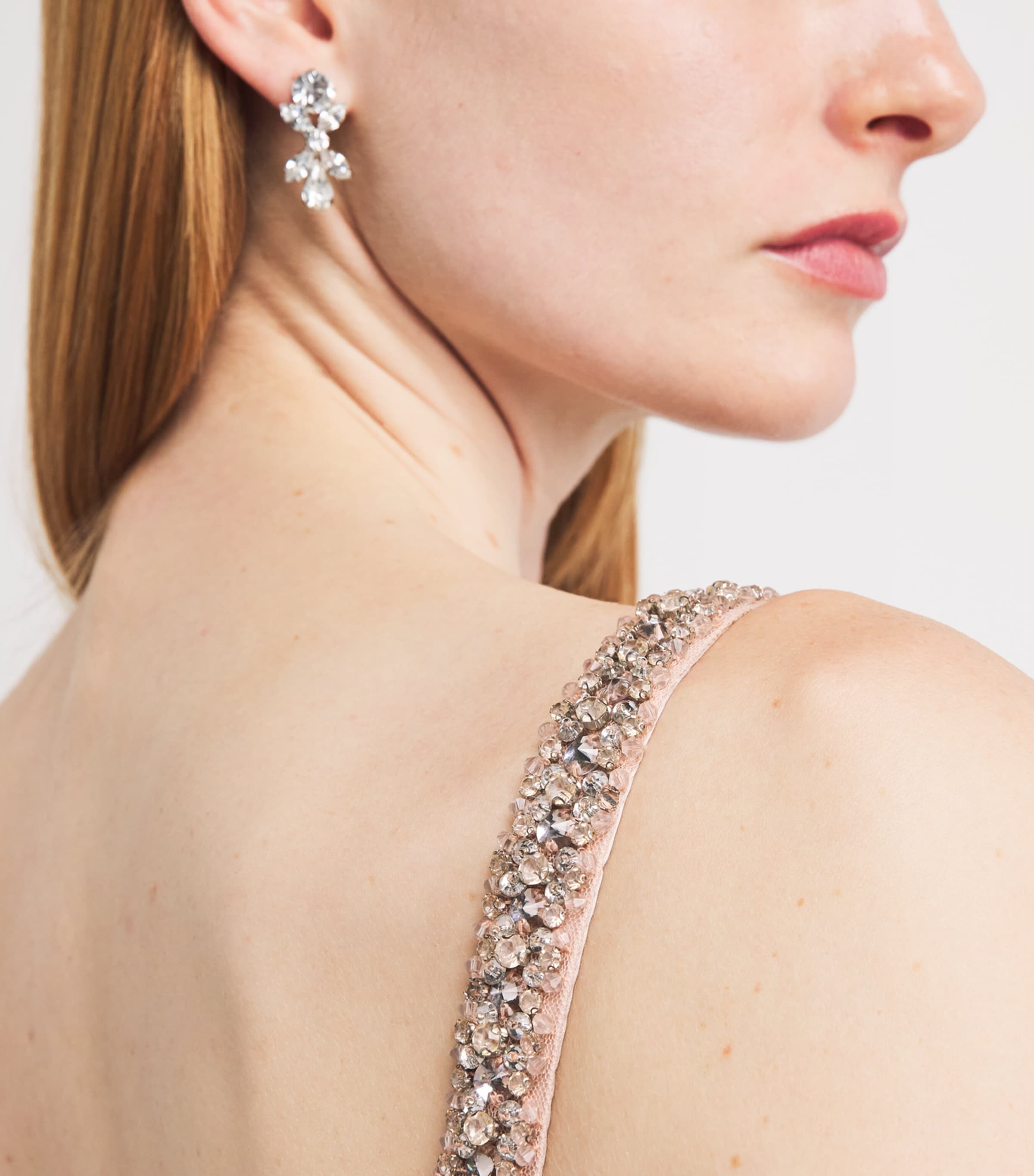Jenny Packham Womens Embellished Only You Maxi Dress Anemone Image 3