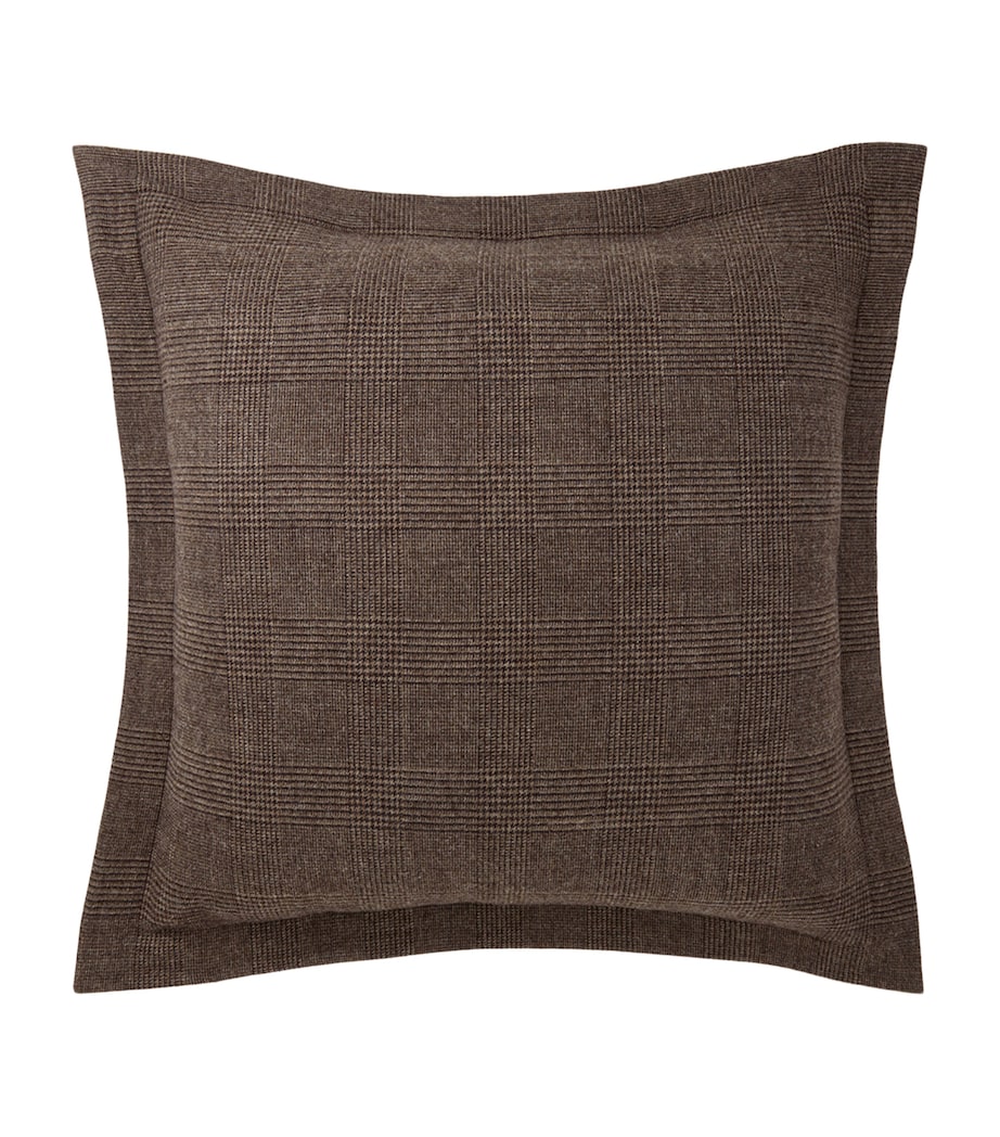 Beaumont Square Cushion Cover (65cm x 65cm) CHOCOLATE Image 2