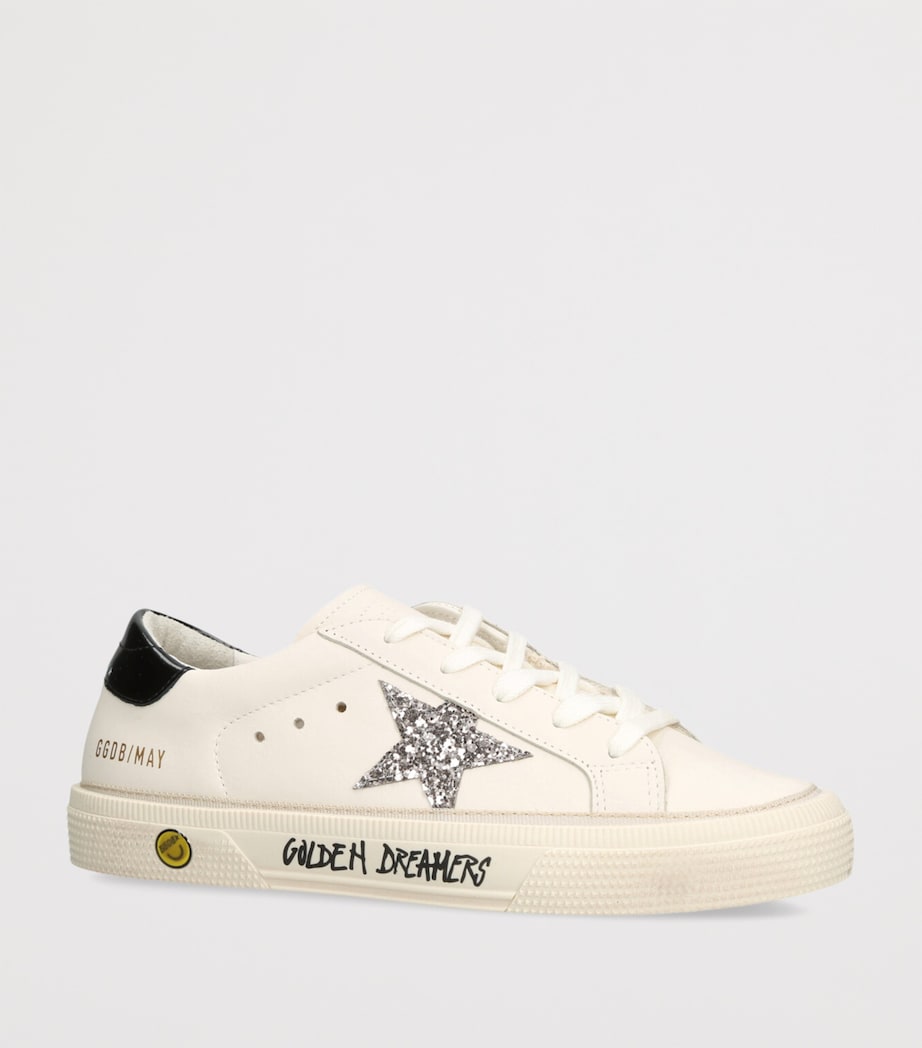 Leather May Sneakers WHITE/BLK Image 3