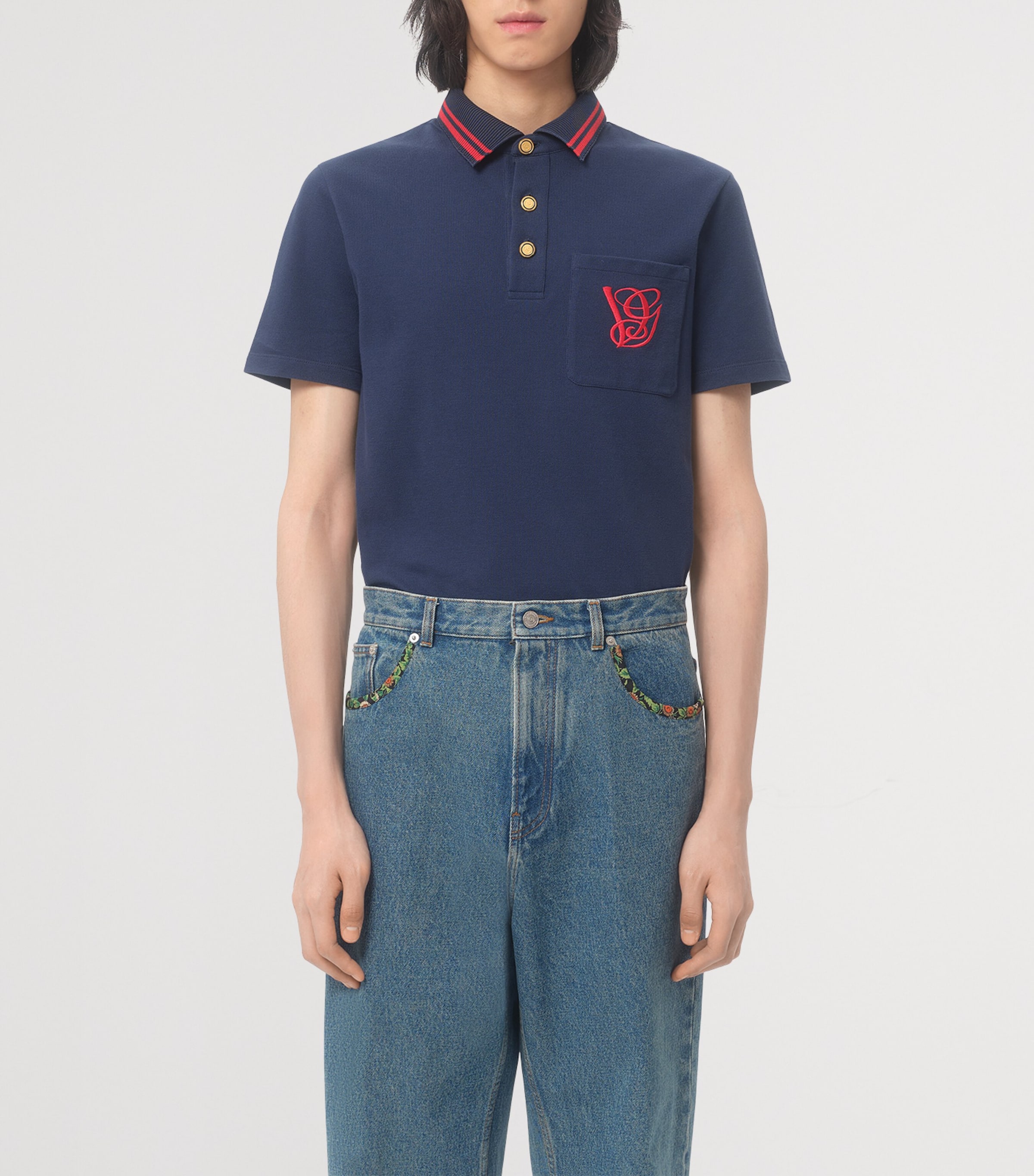 Monogram Polo Shirt D51 Image 2