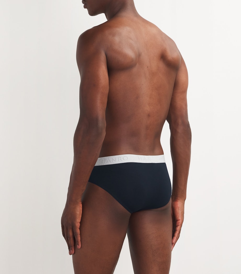 Cotton-Blend Essentials Briefs (Pack of 2) 0019/BLACK Image 3