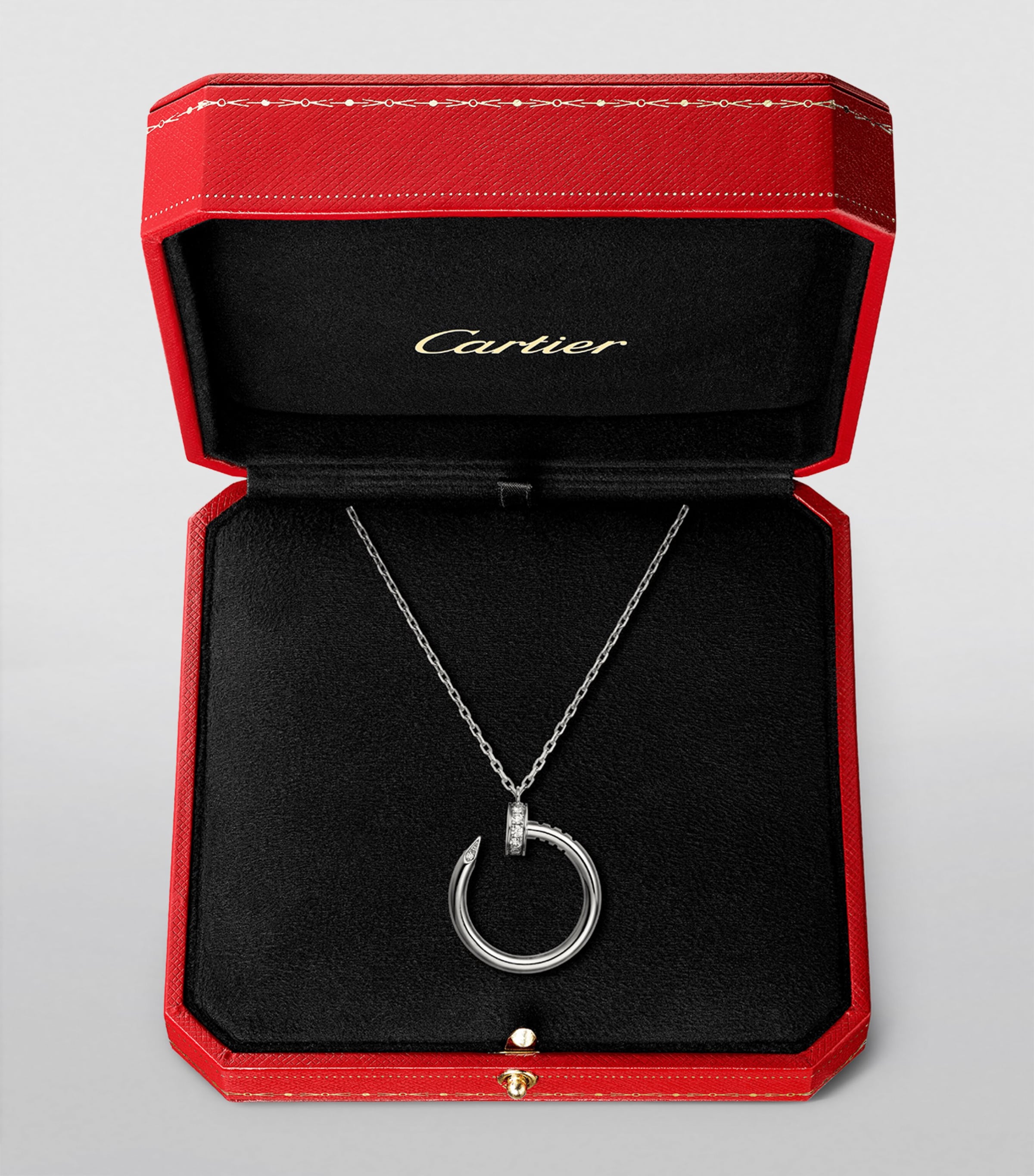 White Gold and Diamond Juste un Clou Necklace WHITE GOLD Image 9