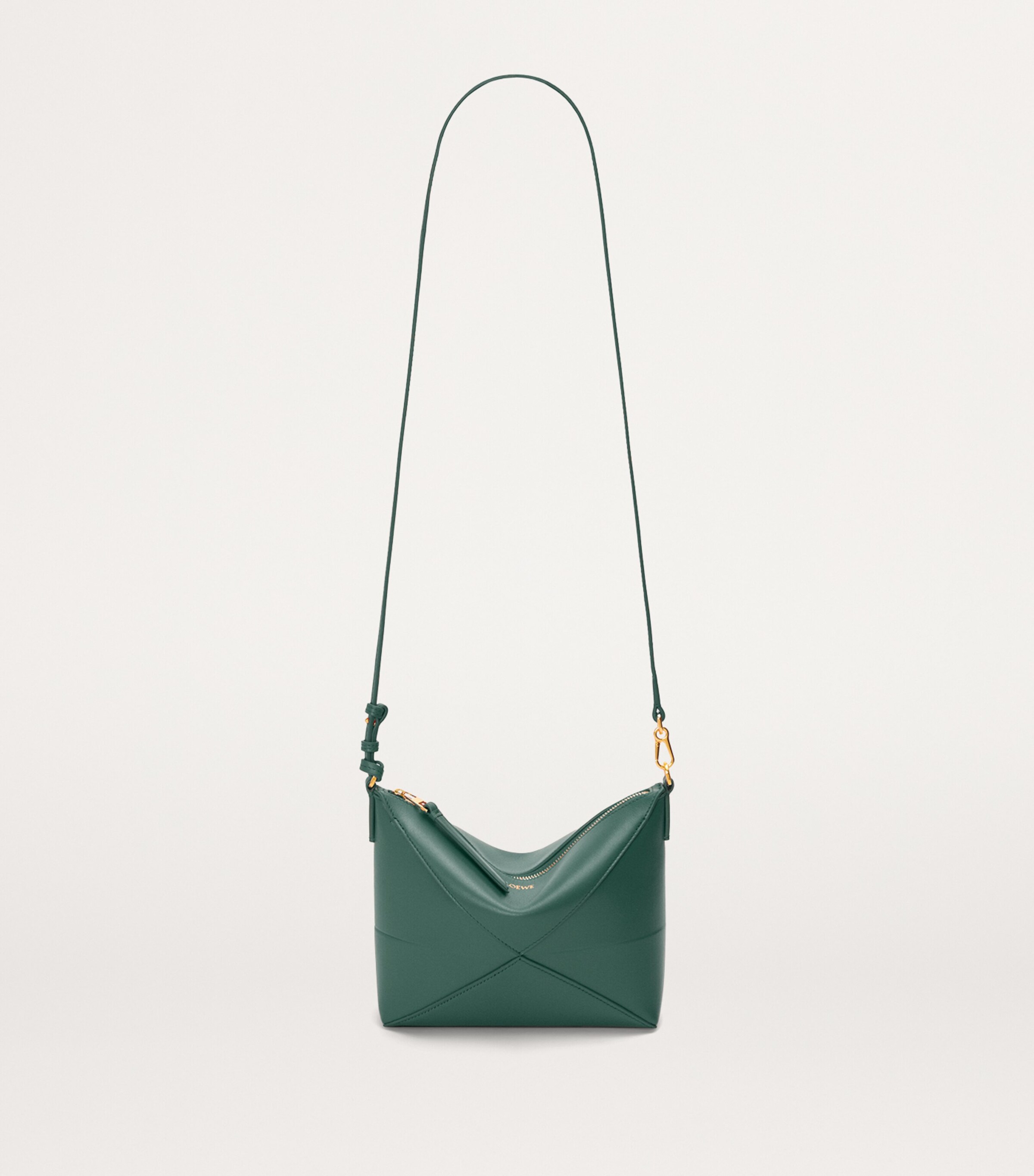 LOEWE Leather Puzzle Pouch Bag Vetiver Image 5