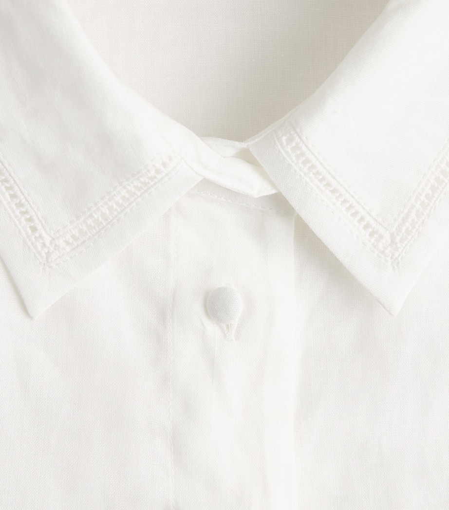 FRAME Womens The Heirloom Shirt White Image 6