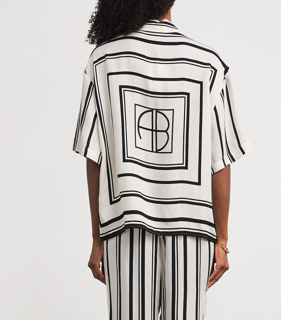 Satin Stripe Coco Shirt PRINT Image 4