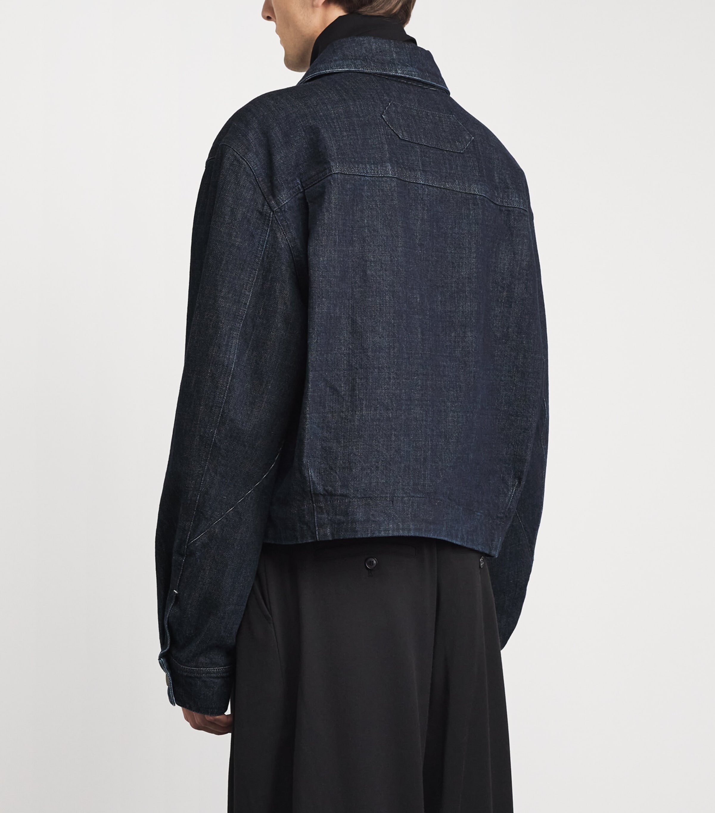 Jacquemus Navy Canvas La Veste De-Nîmes Denim Jacket | Harrods US