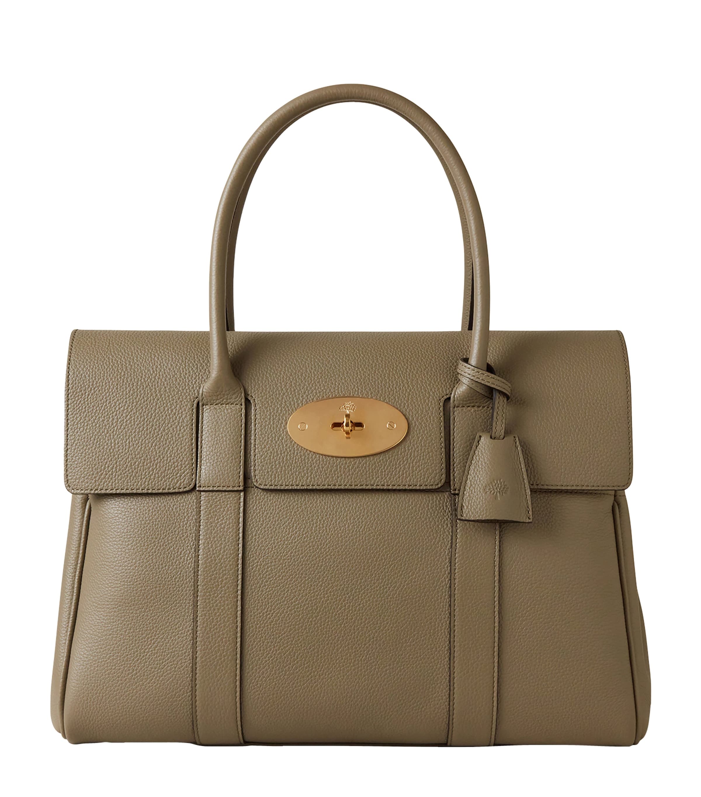 Mulberry Small Leather Bayswater Shoulder Bag In Green