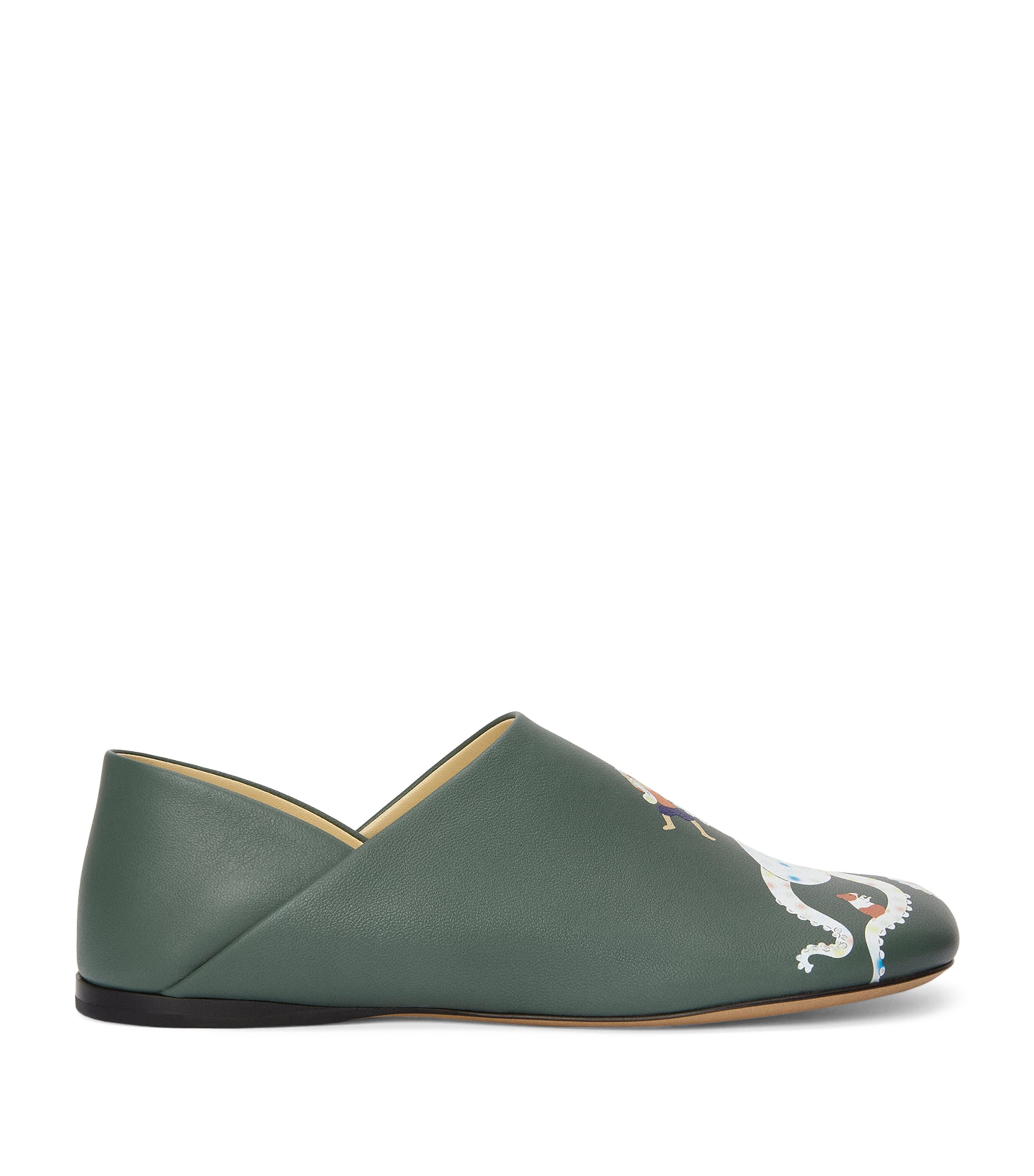 LOEWE X SUNA FUJITA LEATHER TOY LOAFERS