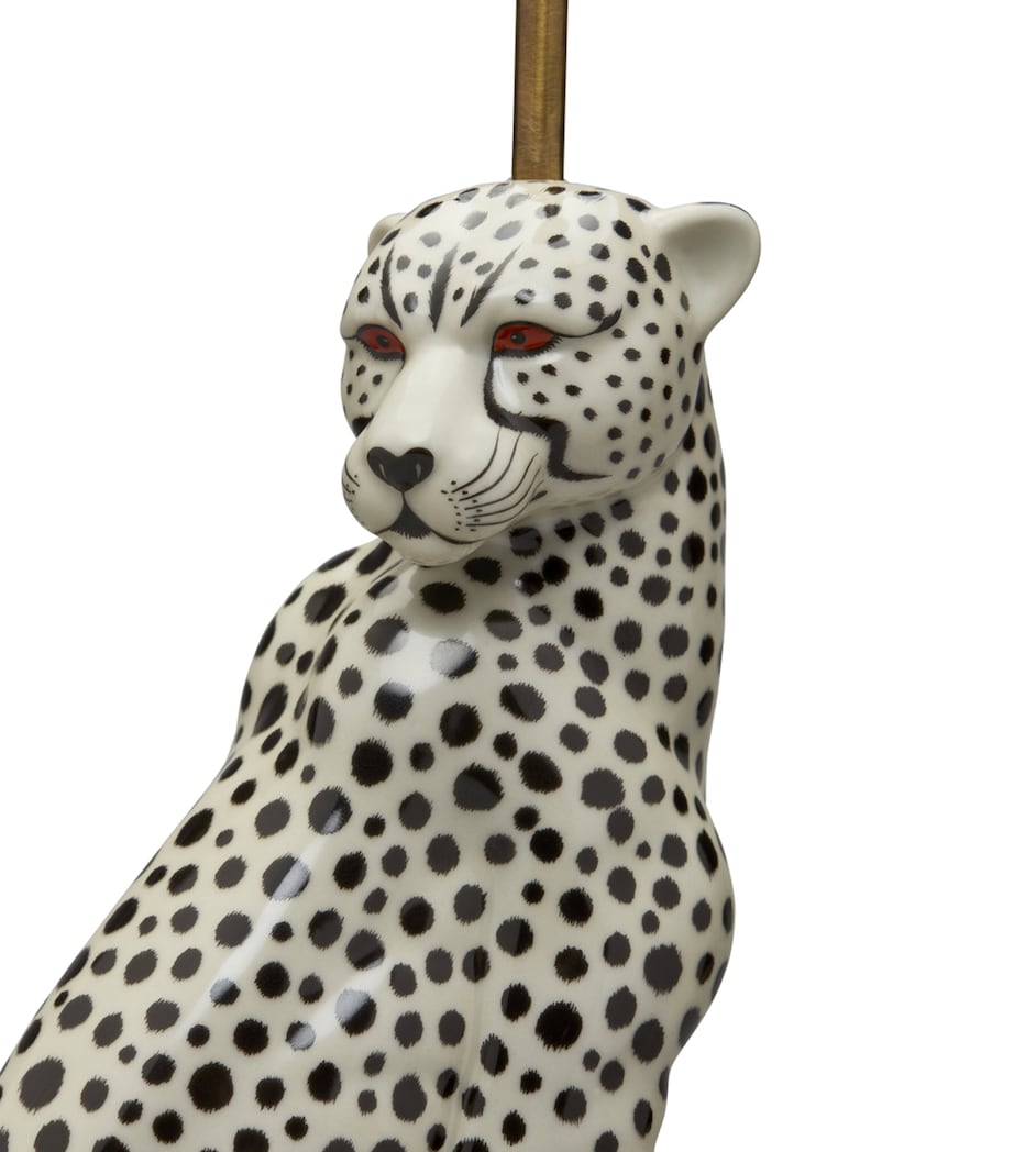 House Of Hackney Porcelain Cheetah Lamp Base White Image 6