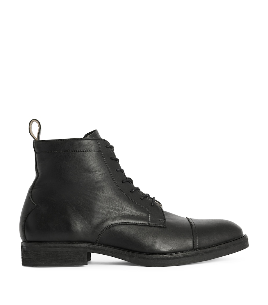 AllSaints Leather Drago Boots Black Image 1