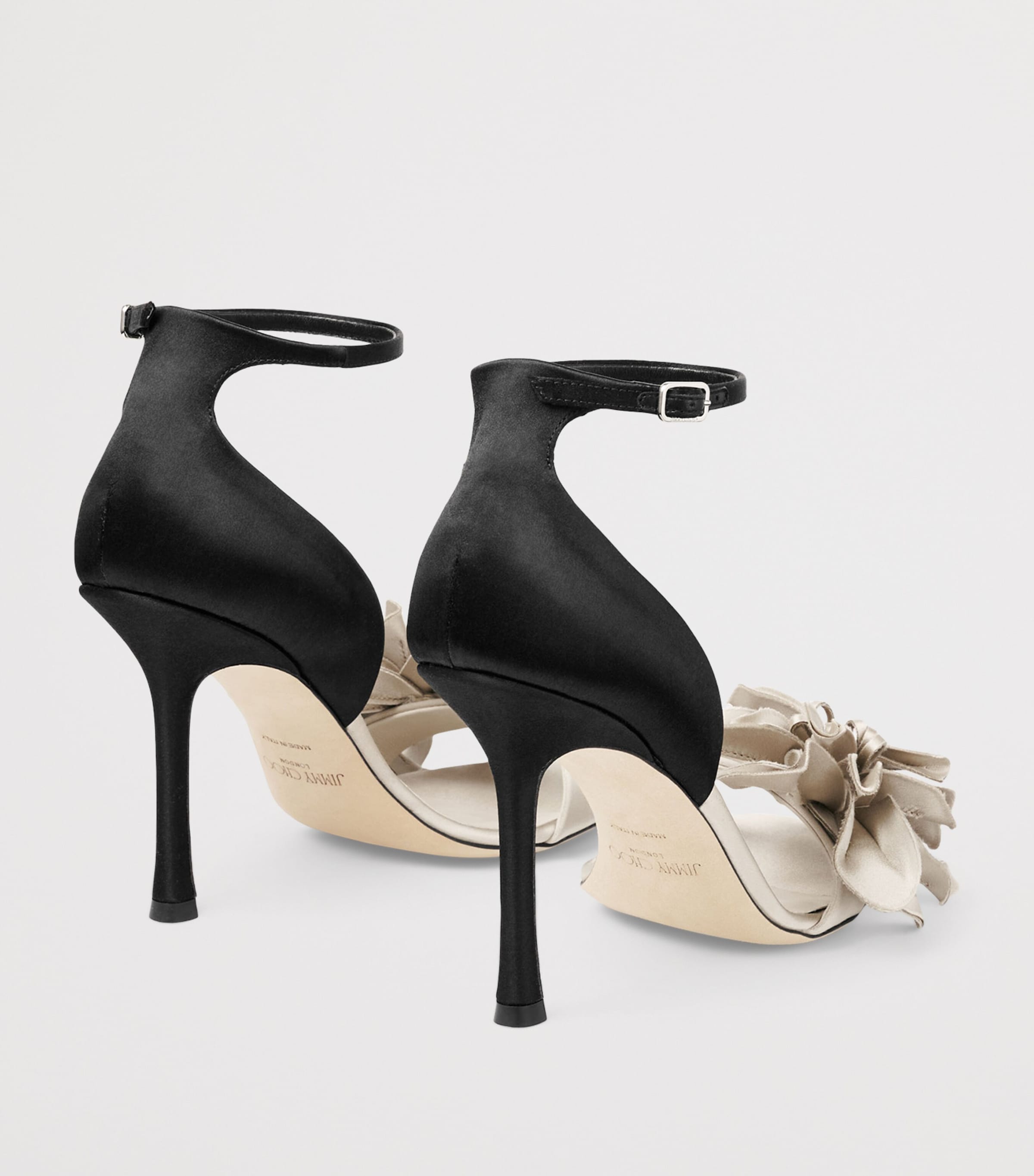 Jimmy Choo Coko 100 Sandals Bone/black Image 3
