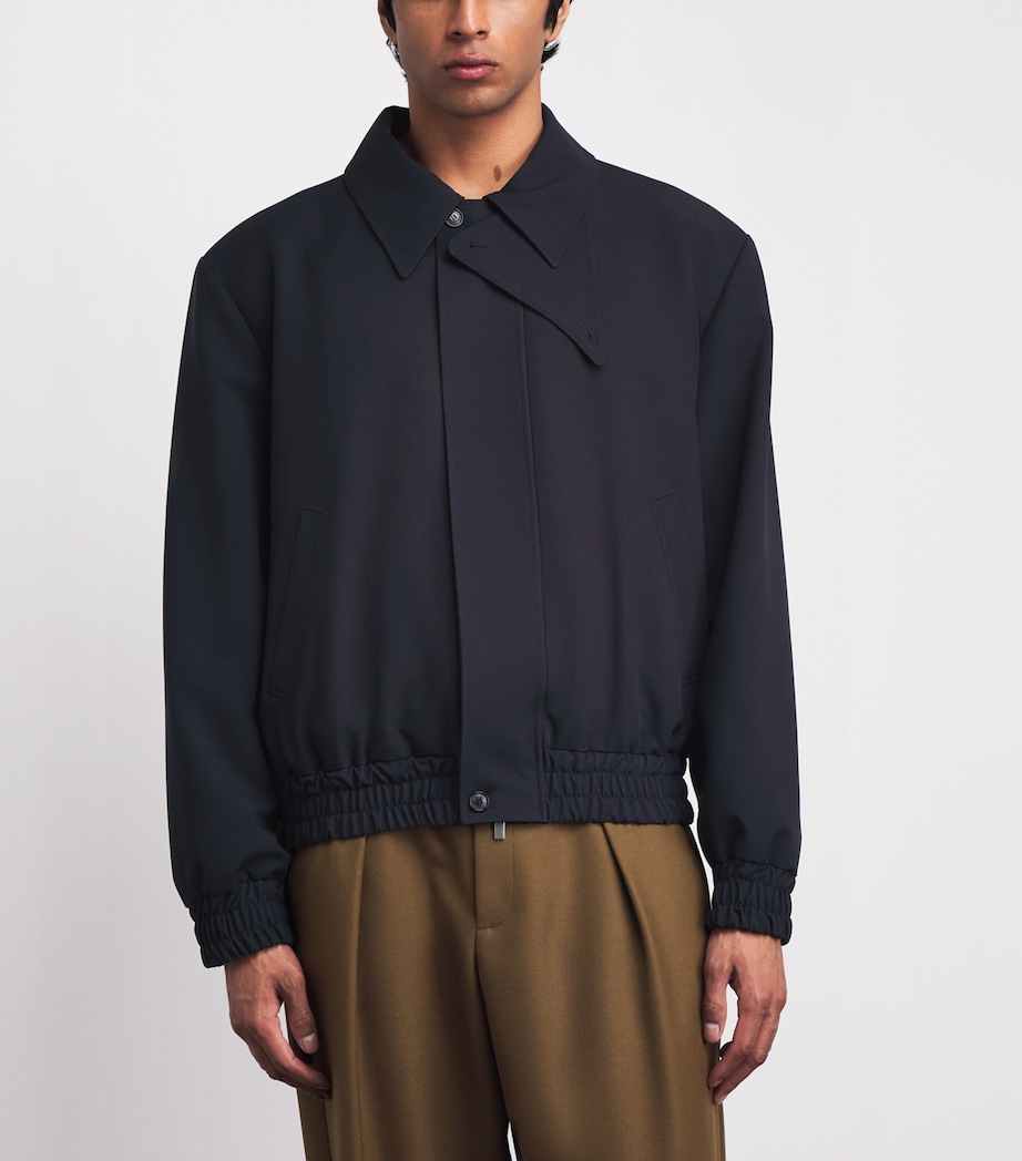 System Mens Chin Strap Jacket Dark Navy Image 4