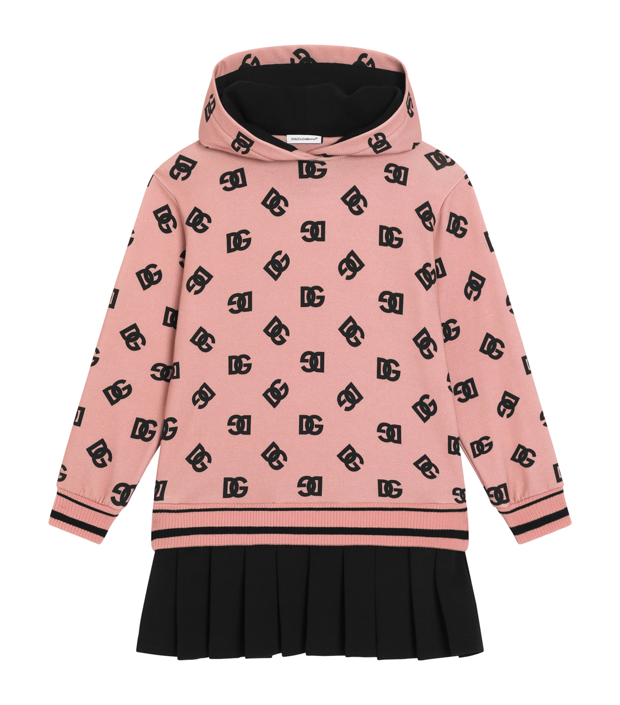 Dolce & Gabbana Fleece Dg Logo Dress