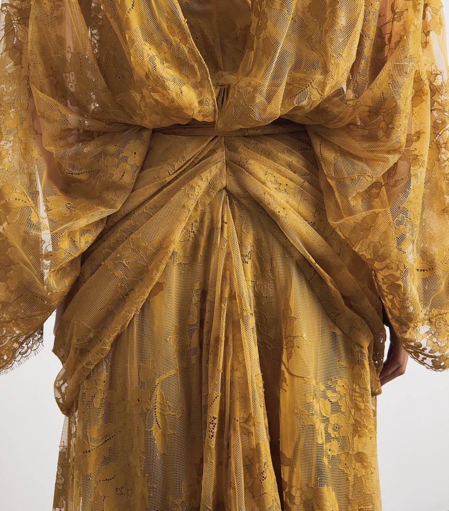 Zimmermann Womens Lace Ascent Maxi Dress Chartreuse Image 3